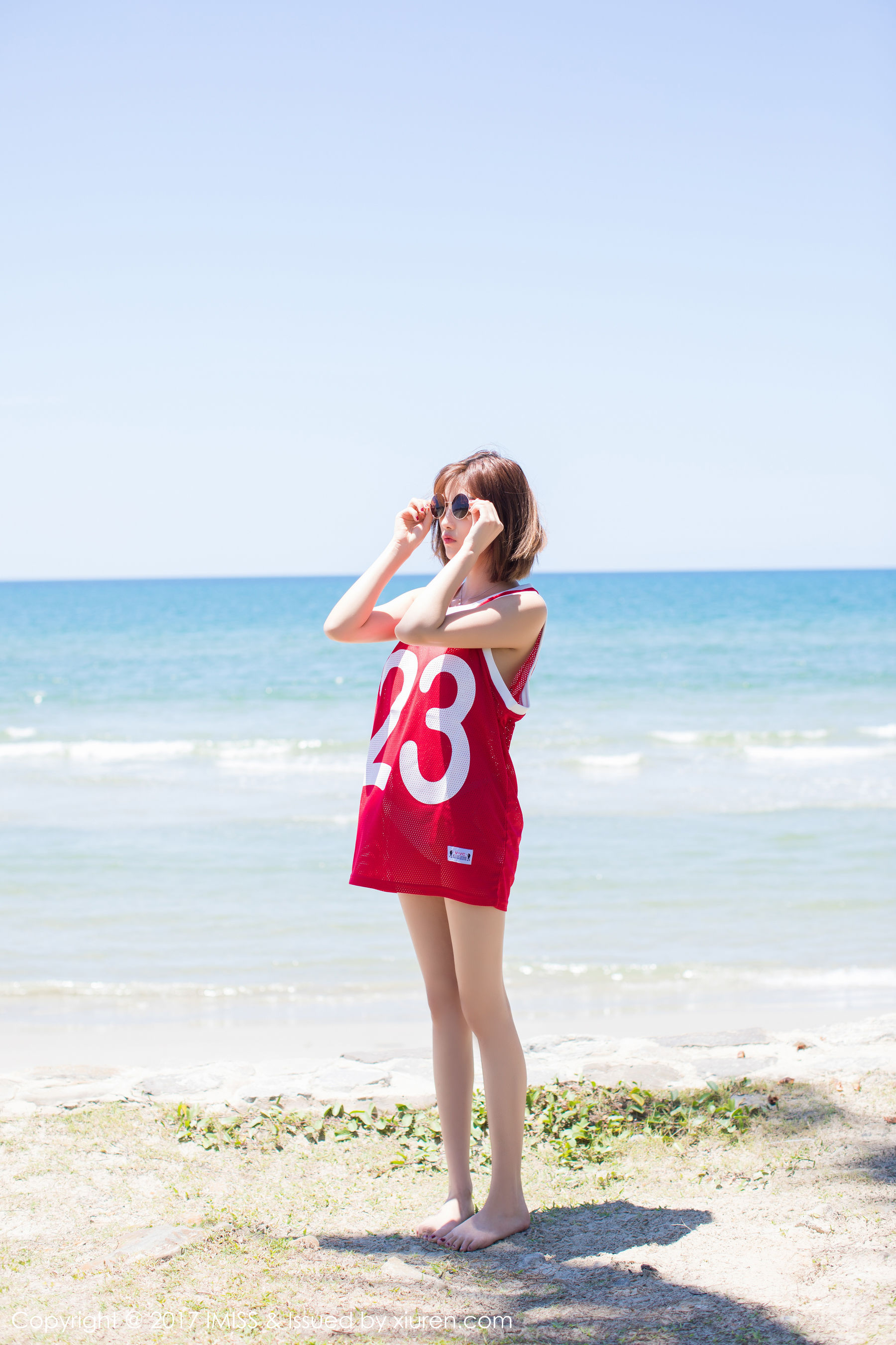 杨晨晨sugar《海边小清新+篮球服》  VOL.169-图5