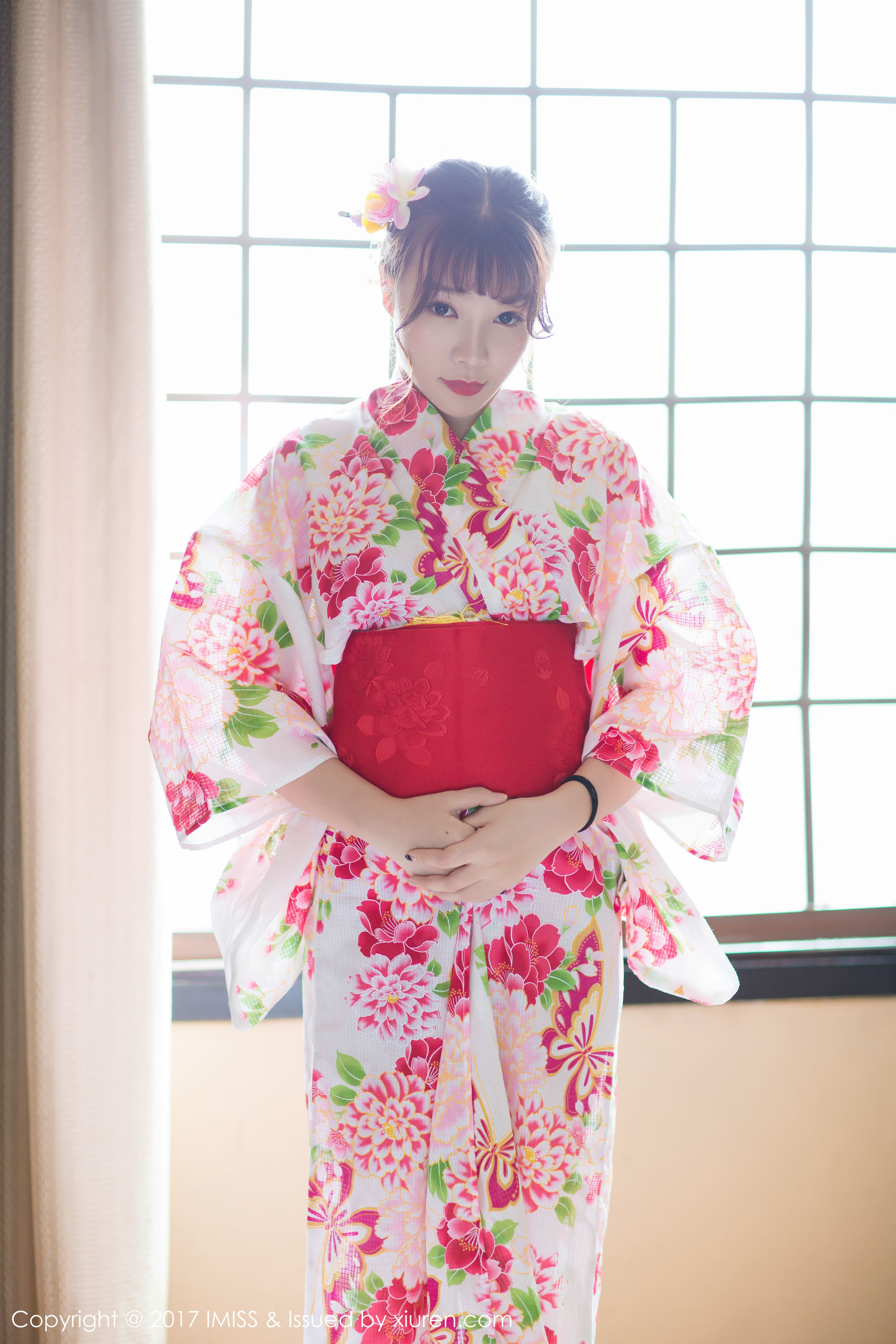 芝芝Booty《日系和服+迷你比基尼》  VOL.170-图1