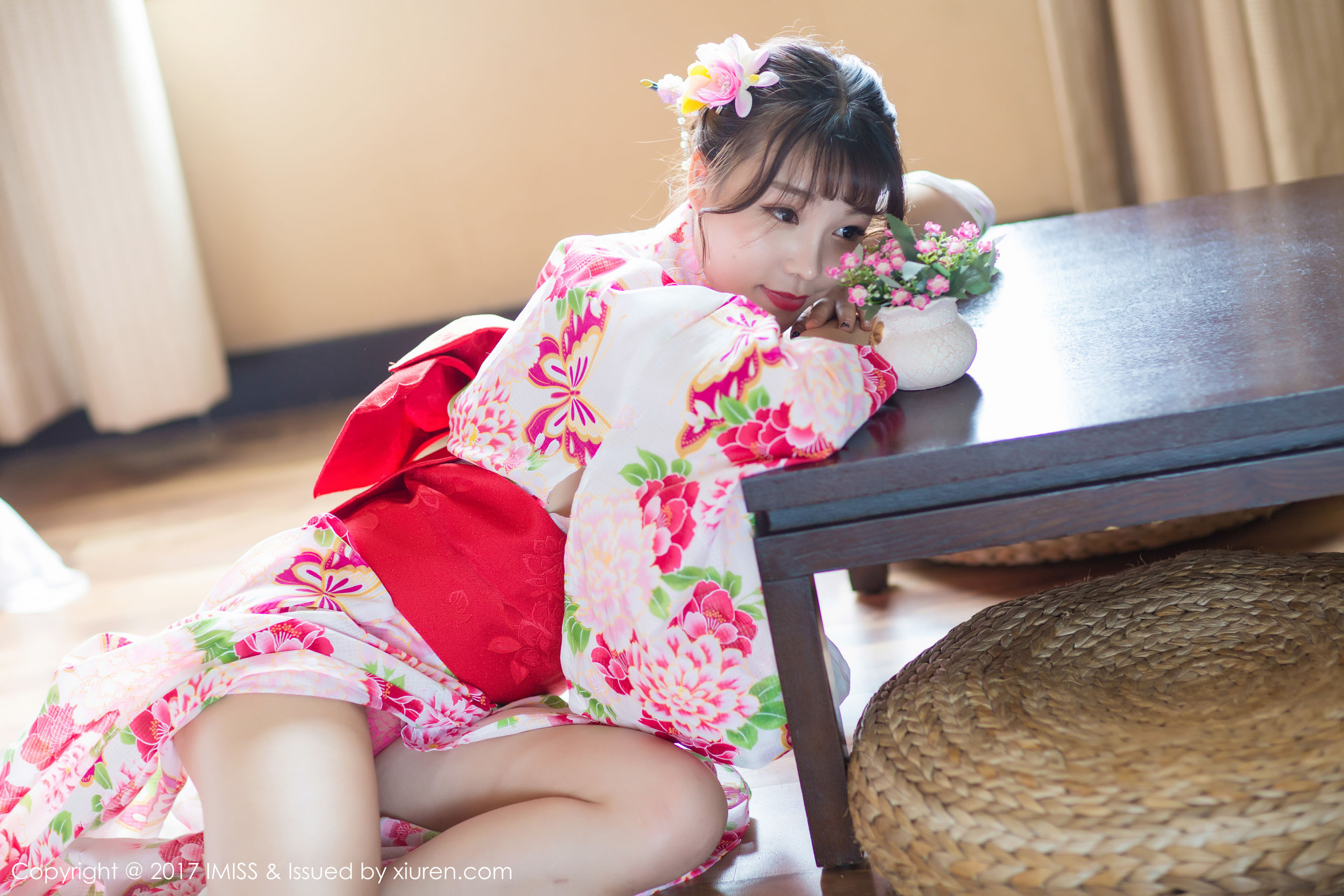 芝芝Booty《日系和服+迷你比基尼》  VOL.170-图4