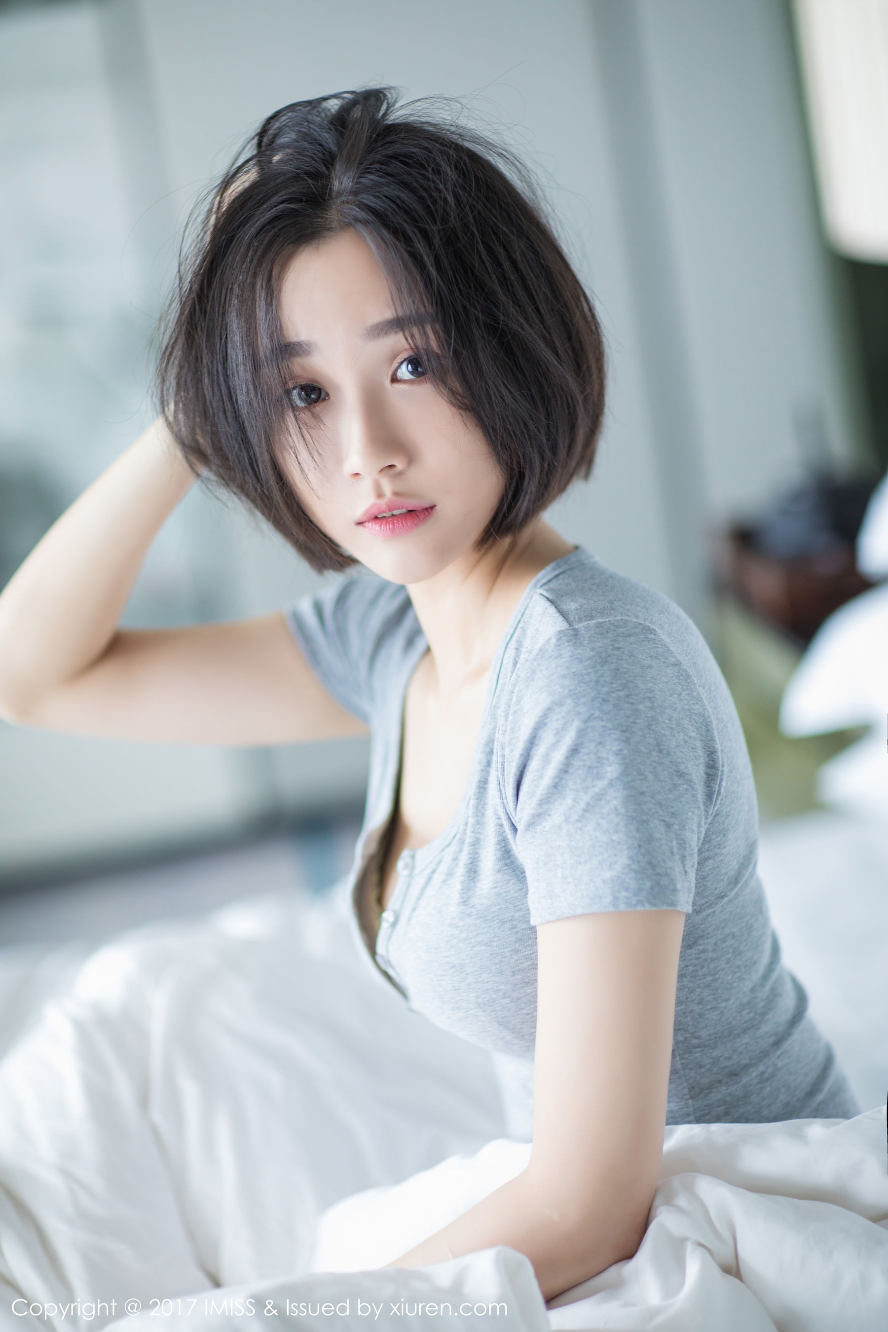 莉雅Livia《日系短发女神》  VOL.178-图5