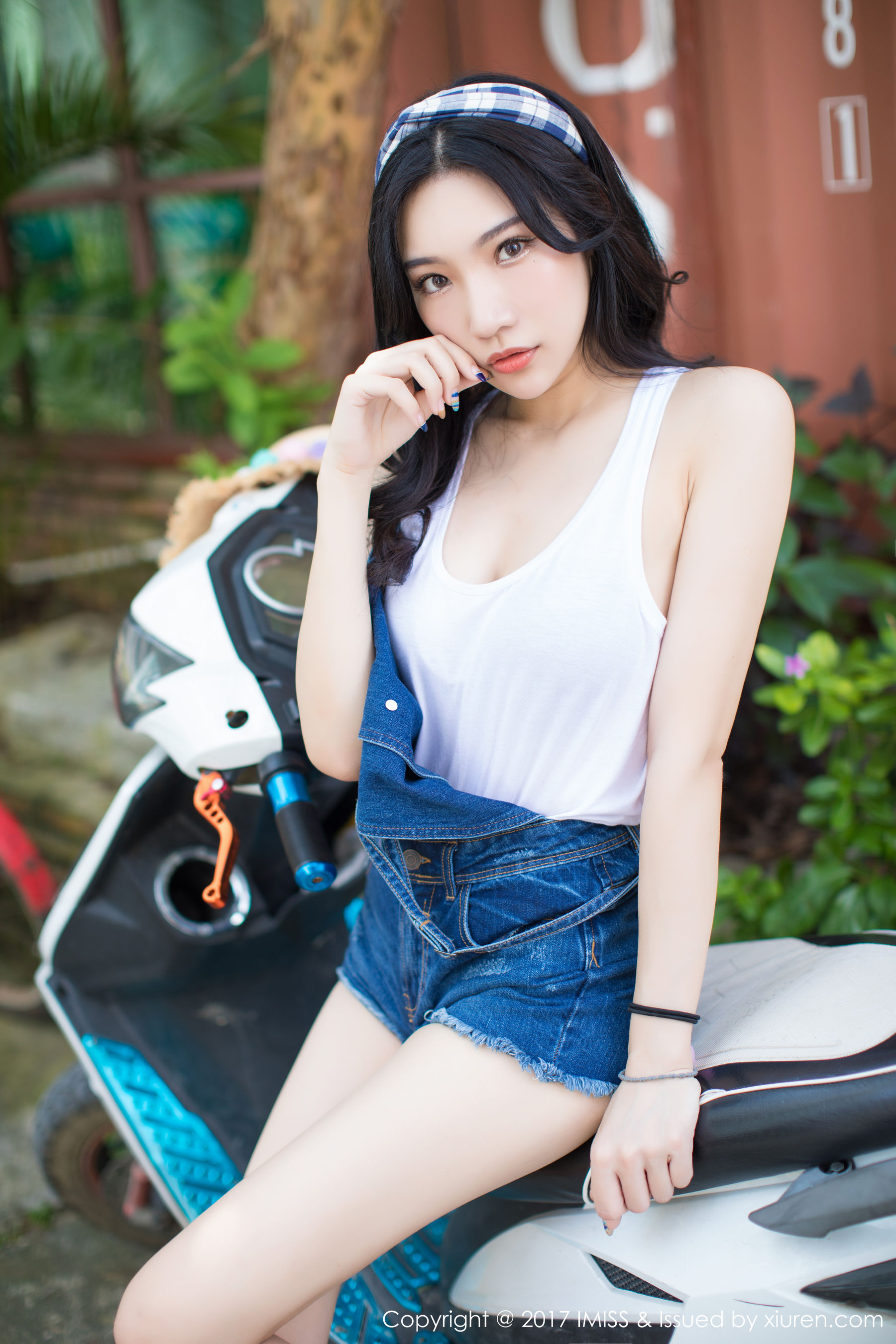 小狐狸Sica《牛仔短裤小清新系列》  VOL.180-图16