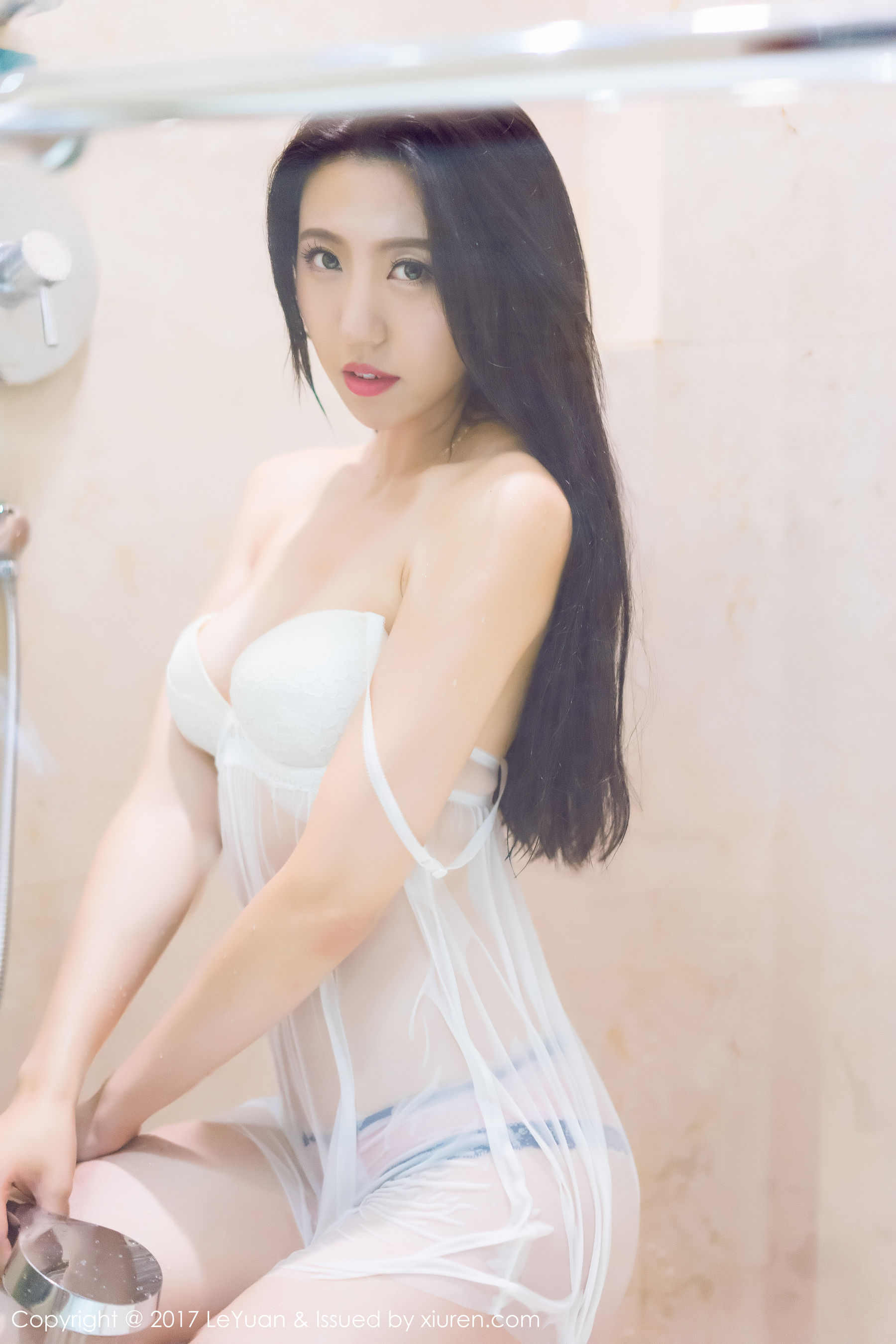 大熙《职场OL蒙面黑丝与浴室湿身性感诱惑》  VOL.044-图45