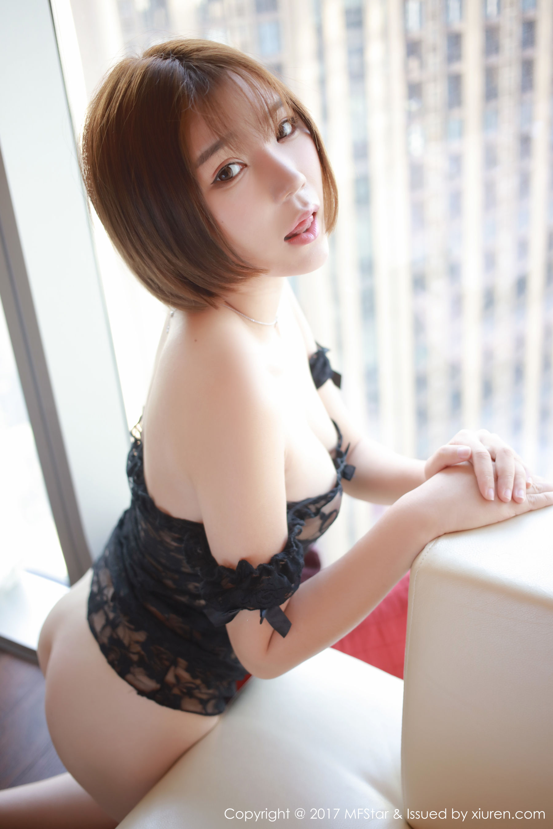冷不丁《性感衬衫与蕾丝诱惑》  Vol.089-图37