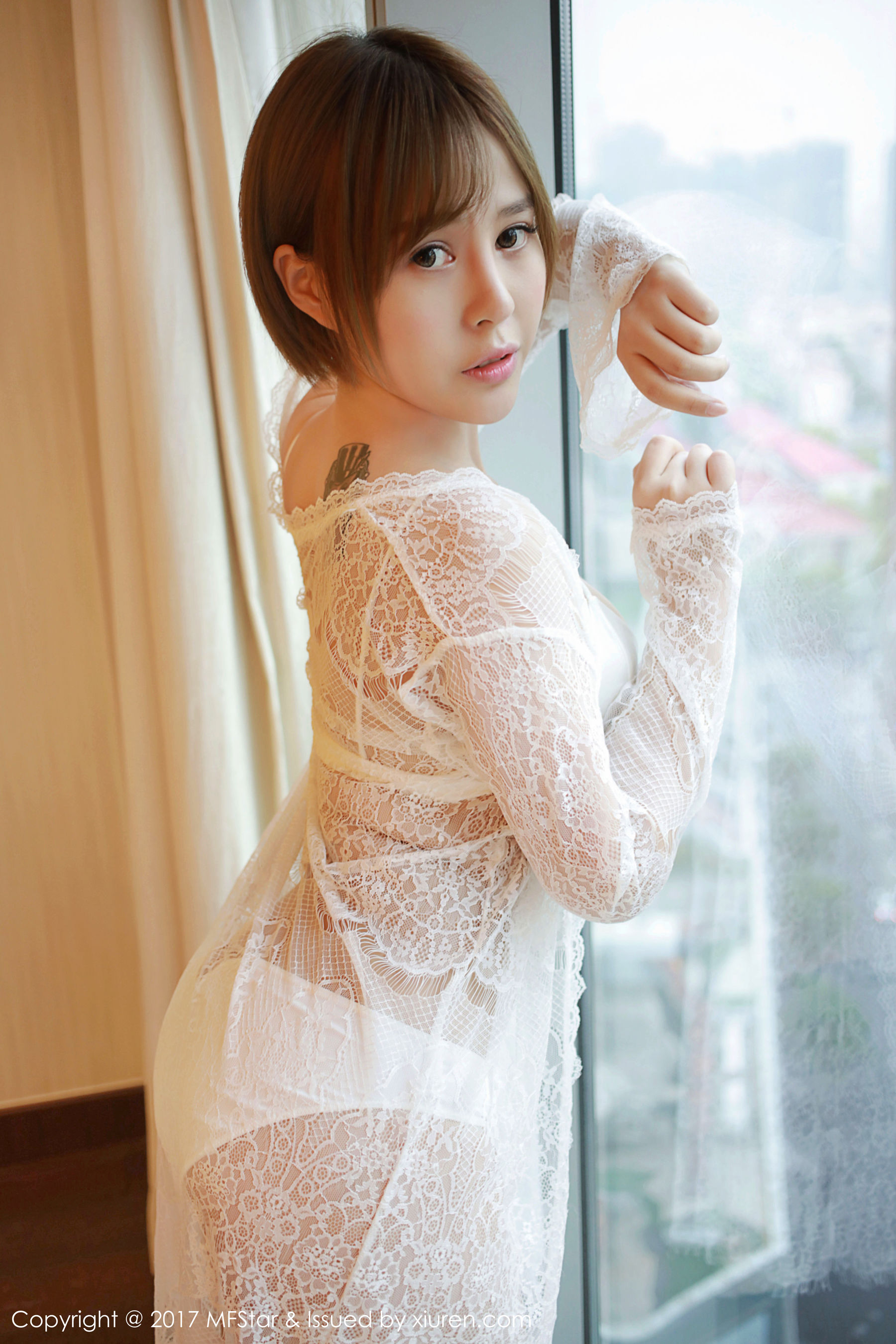Evelyn艾莉《蕾丝半透内衣》  Vol.099-图10