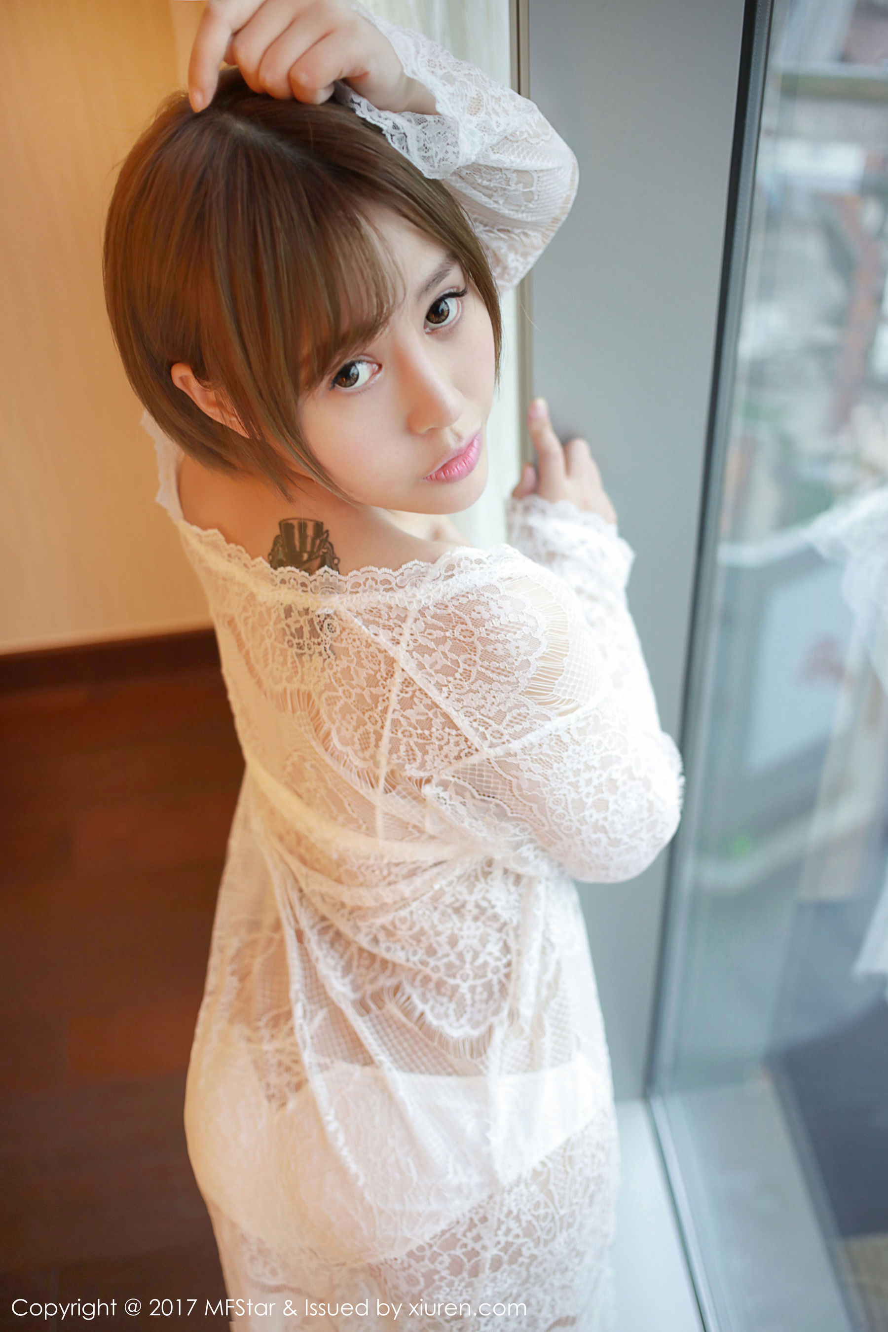 Evelyn艾莉《蕾丝半透内衣》  Vol.099-图12