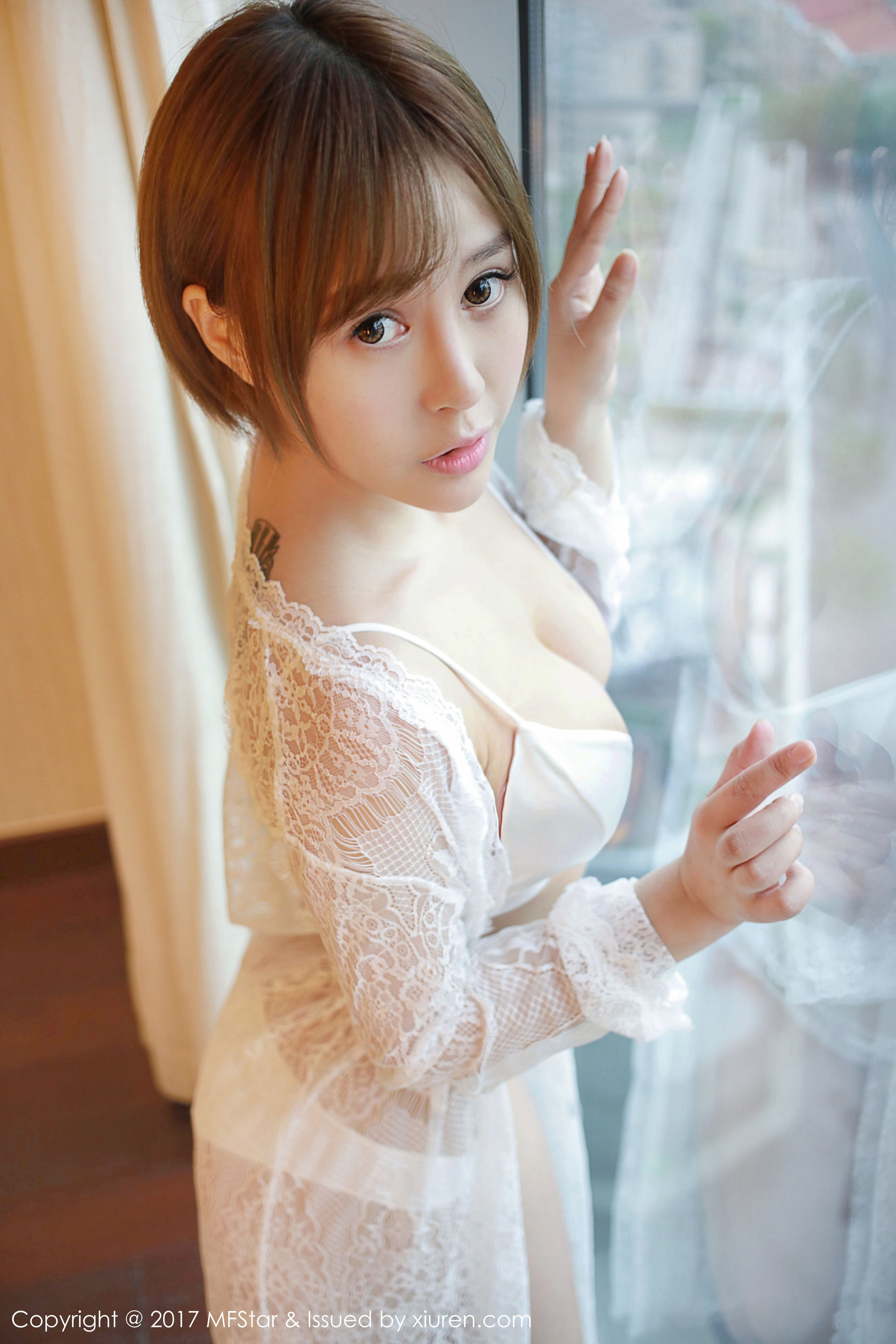 Evelyn艾莉《蕾丝半透内衣》  Vol.099-图13