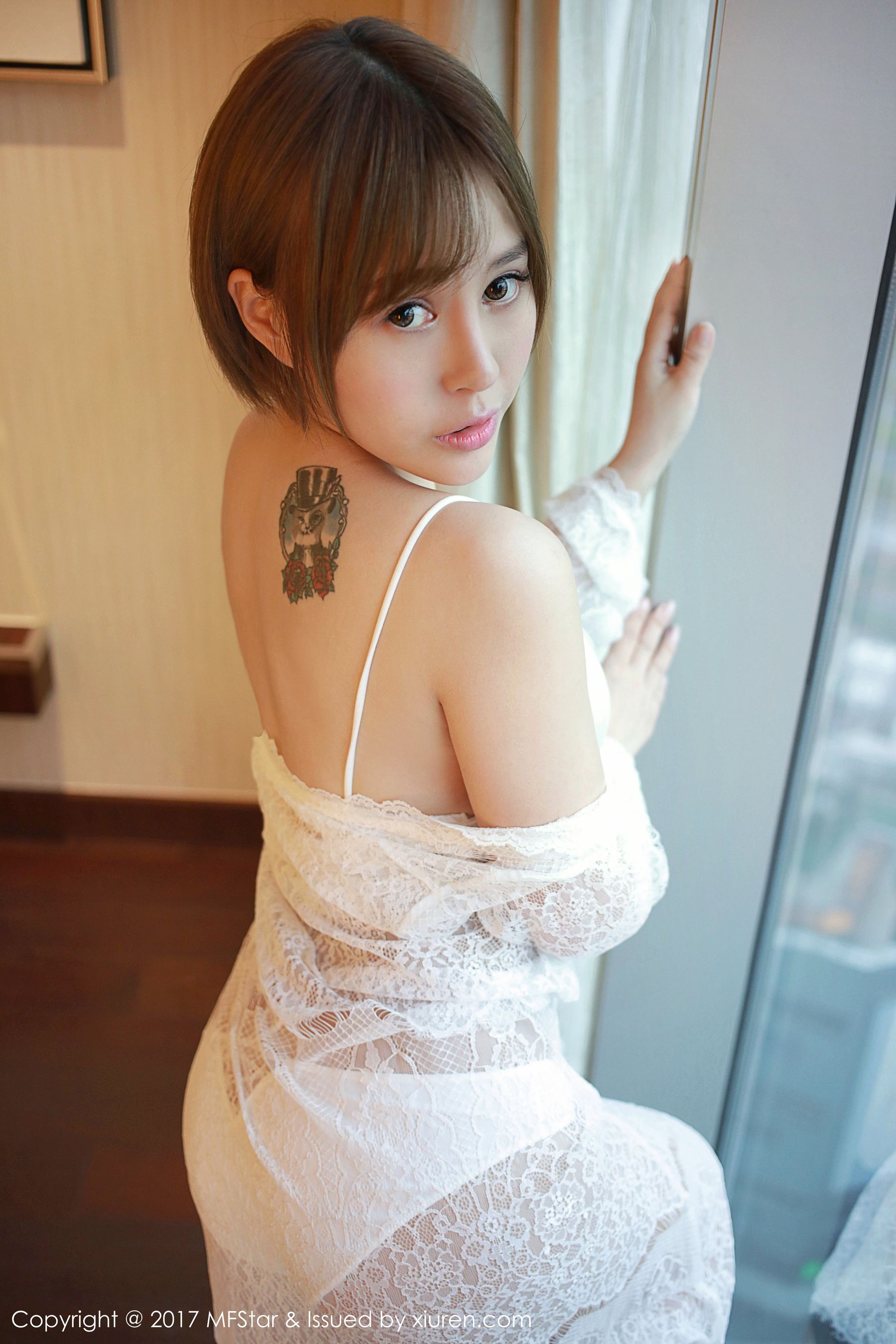 Evelyn艾莉《蕾丝半透内衣》  Vol.099-图14