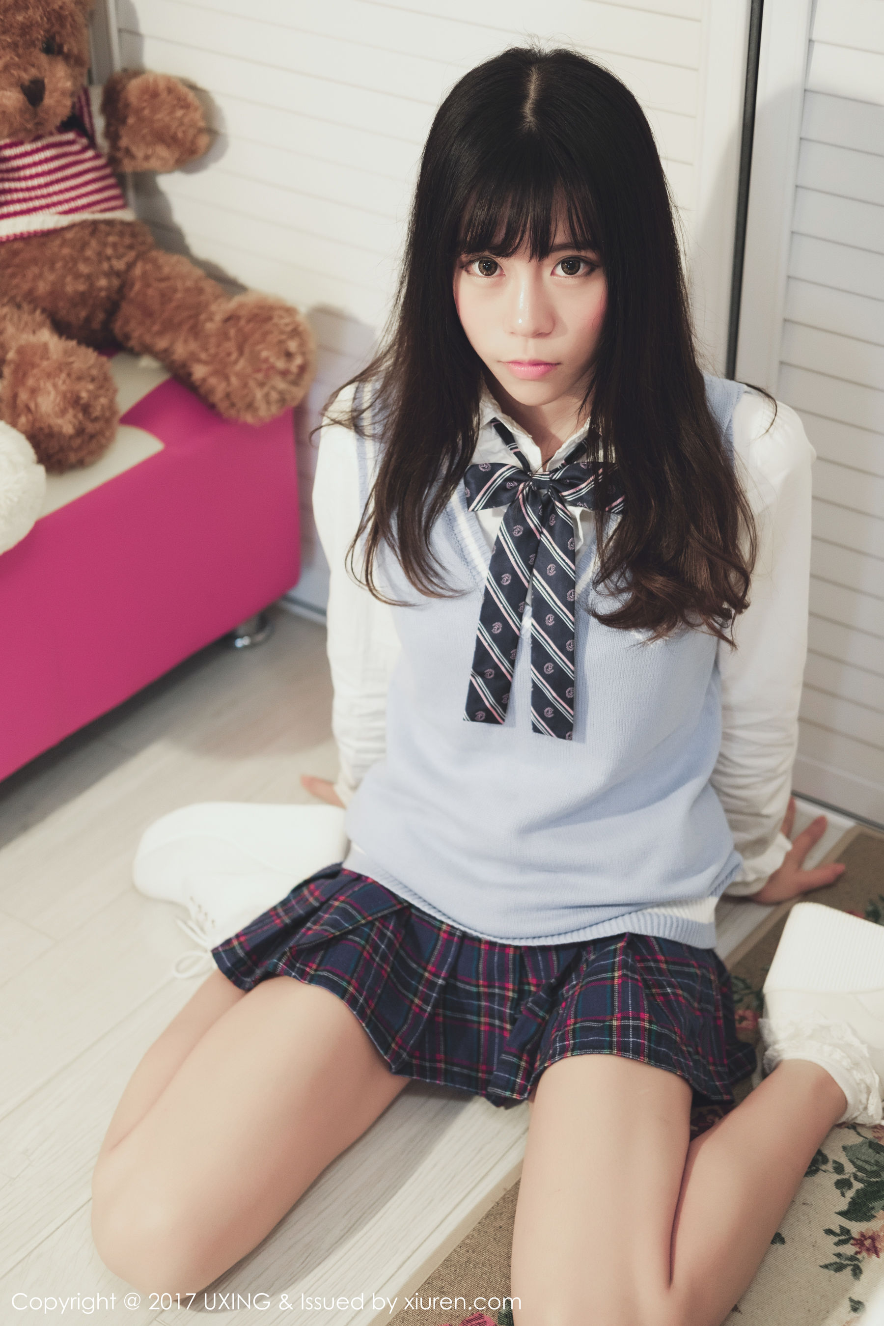 模特Yo酱《学生装+蕾丝装扮》  VOL.048-图22