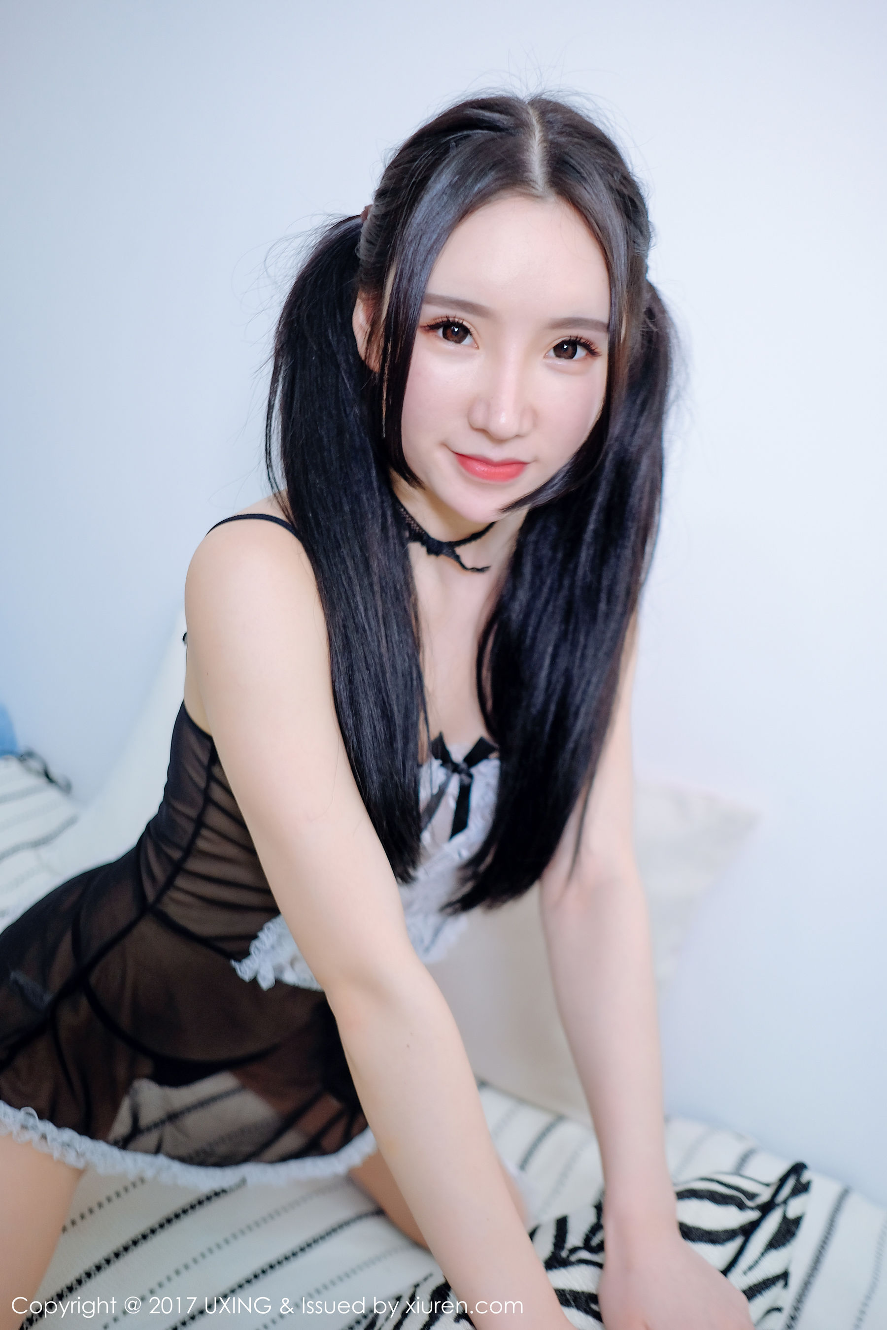 周于希dummy《诱惑女仆装、性感皮衣、蕾丝吊袜》  VOL.055-图25