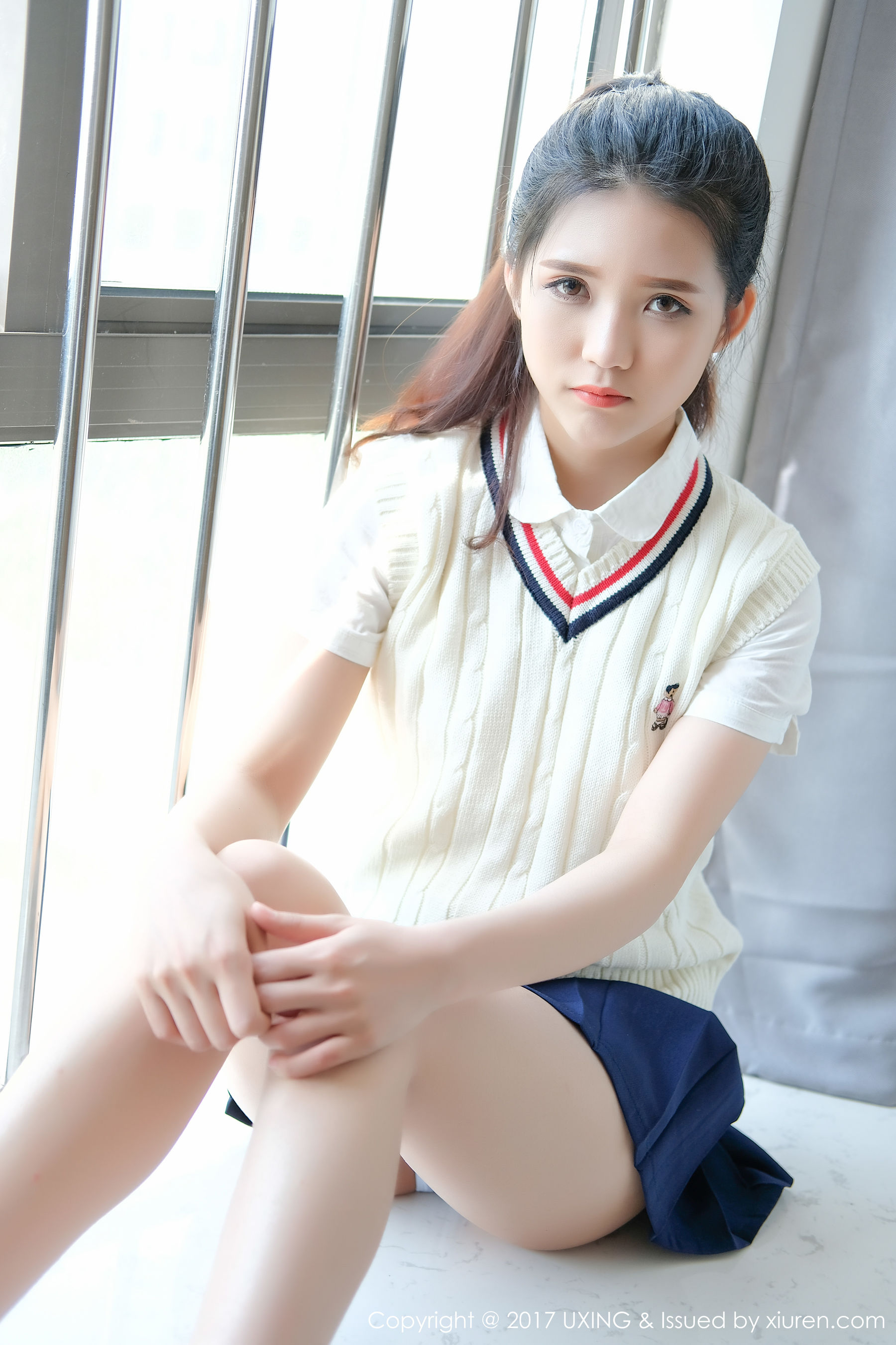 可爱的小叶子《校服软妹》  VOL.056-图11