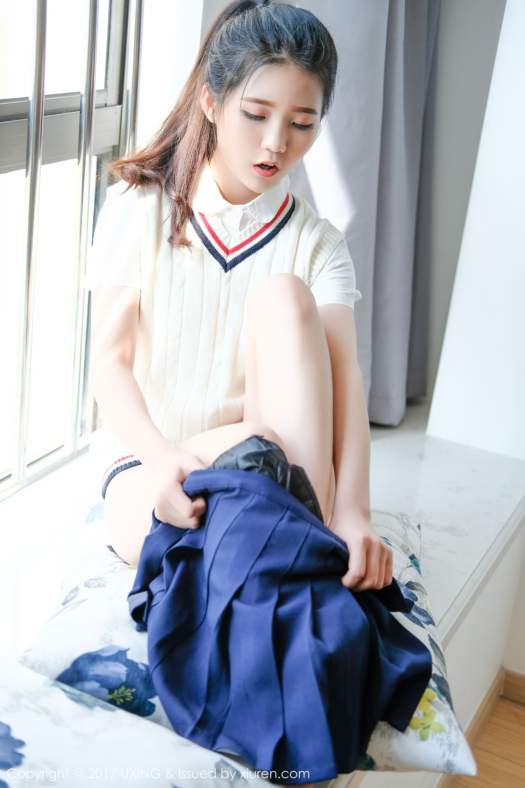 可爱的小叶子《校服软妹》  VOL.056-图12