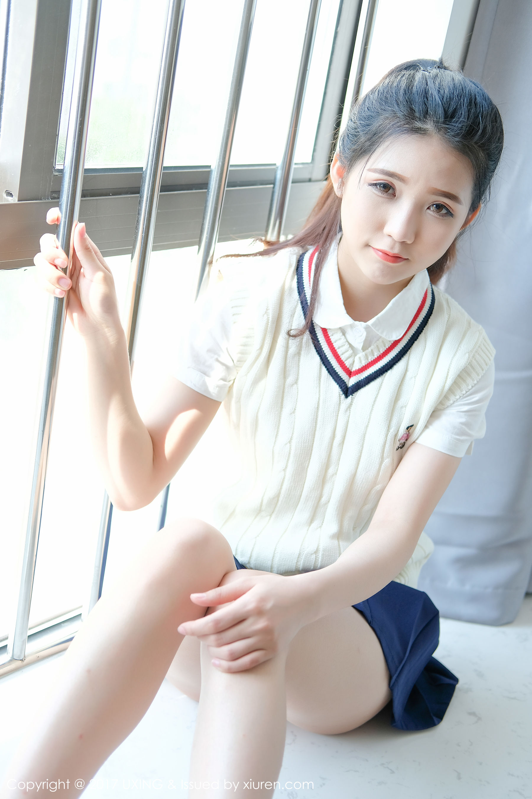 可爱的小叶子《校服软妹》  VOL.056-图32