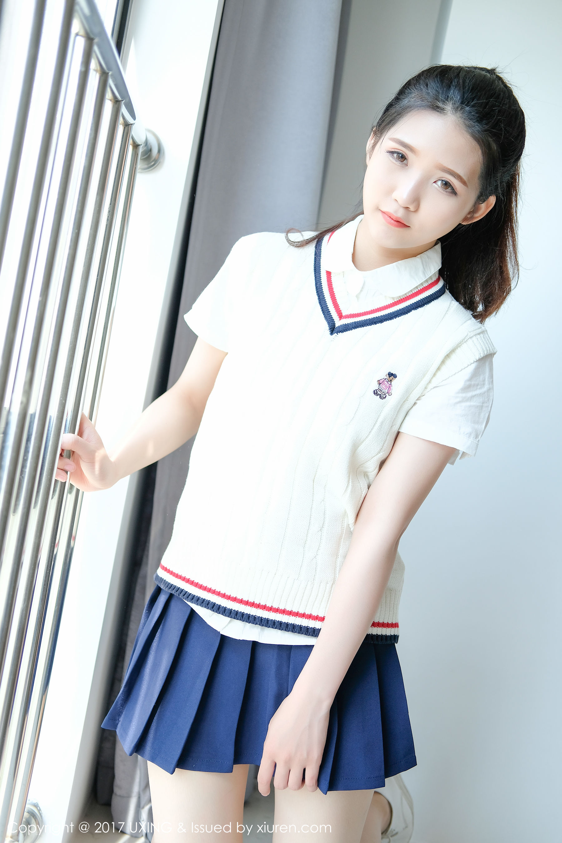 可爱的小叶子《校服软妹》  VOL.056-图37