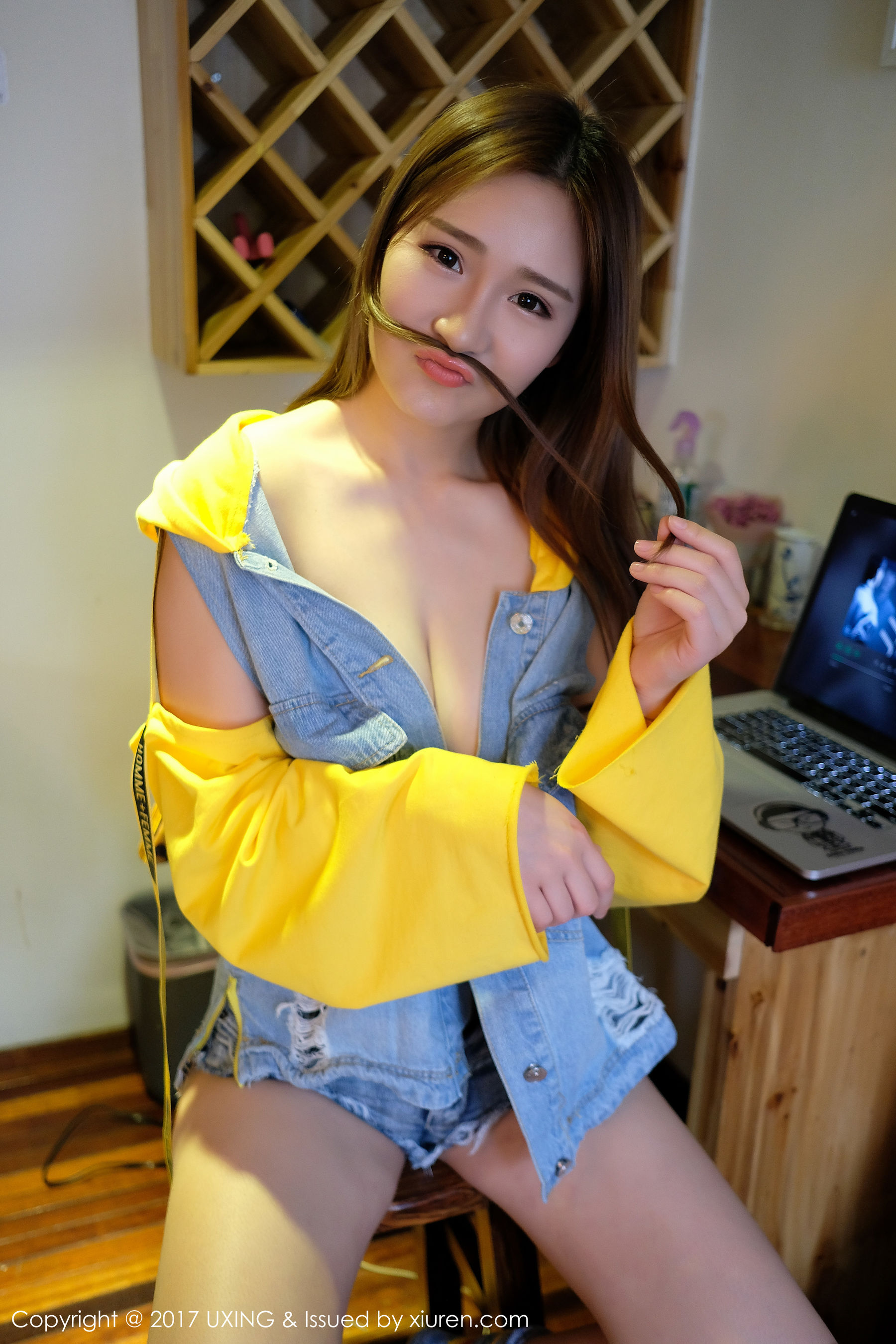 羊羊Suger《牛仔装少女》  VOL.057-图18