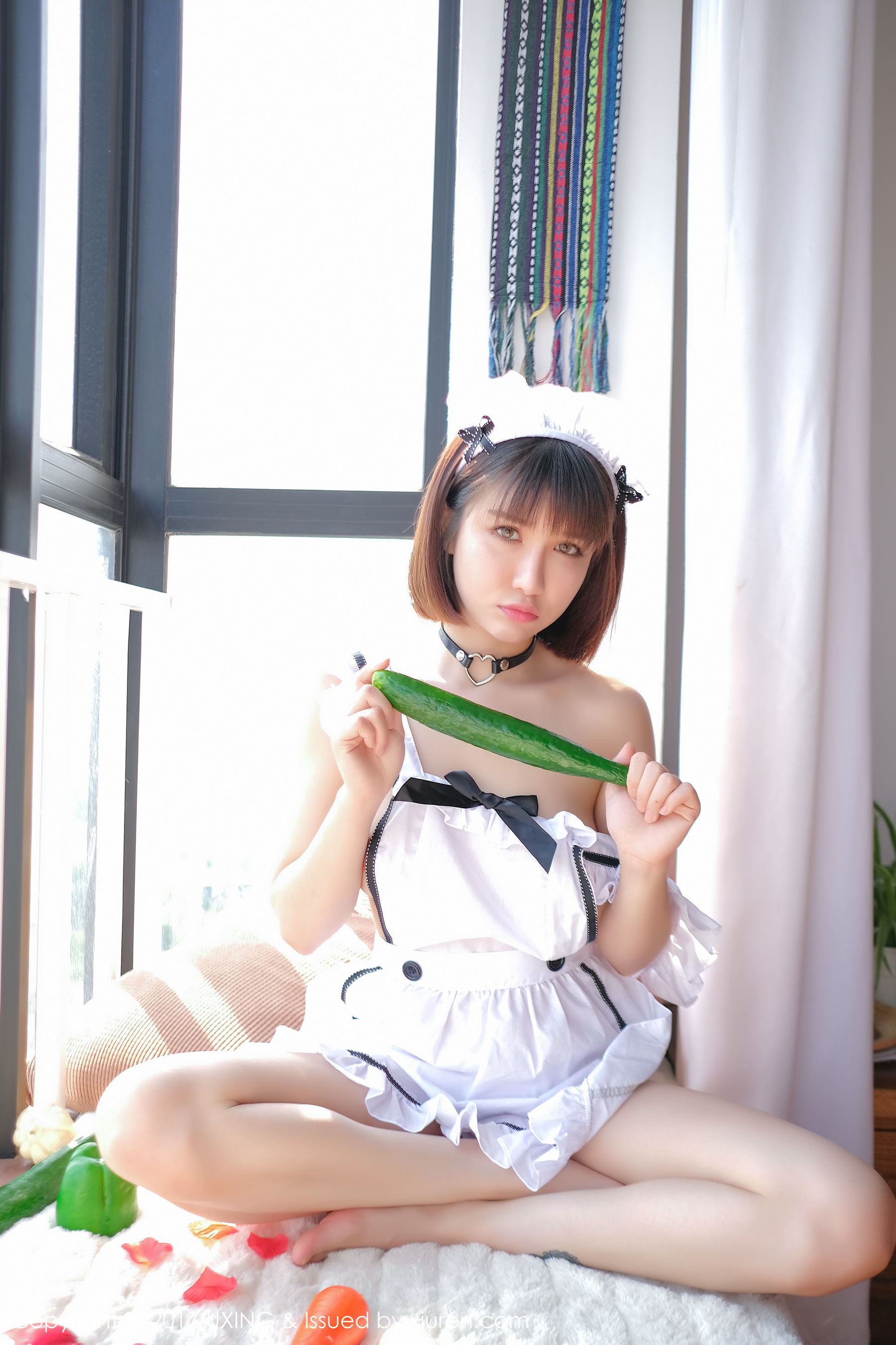 K8傲娇萌萌Vivian《女仆装+黄瓜主题》  VOL.058-图9