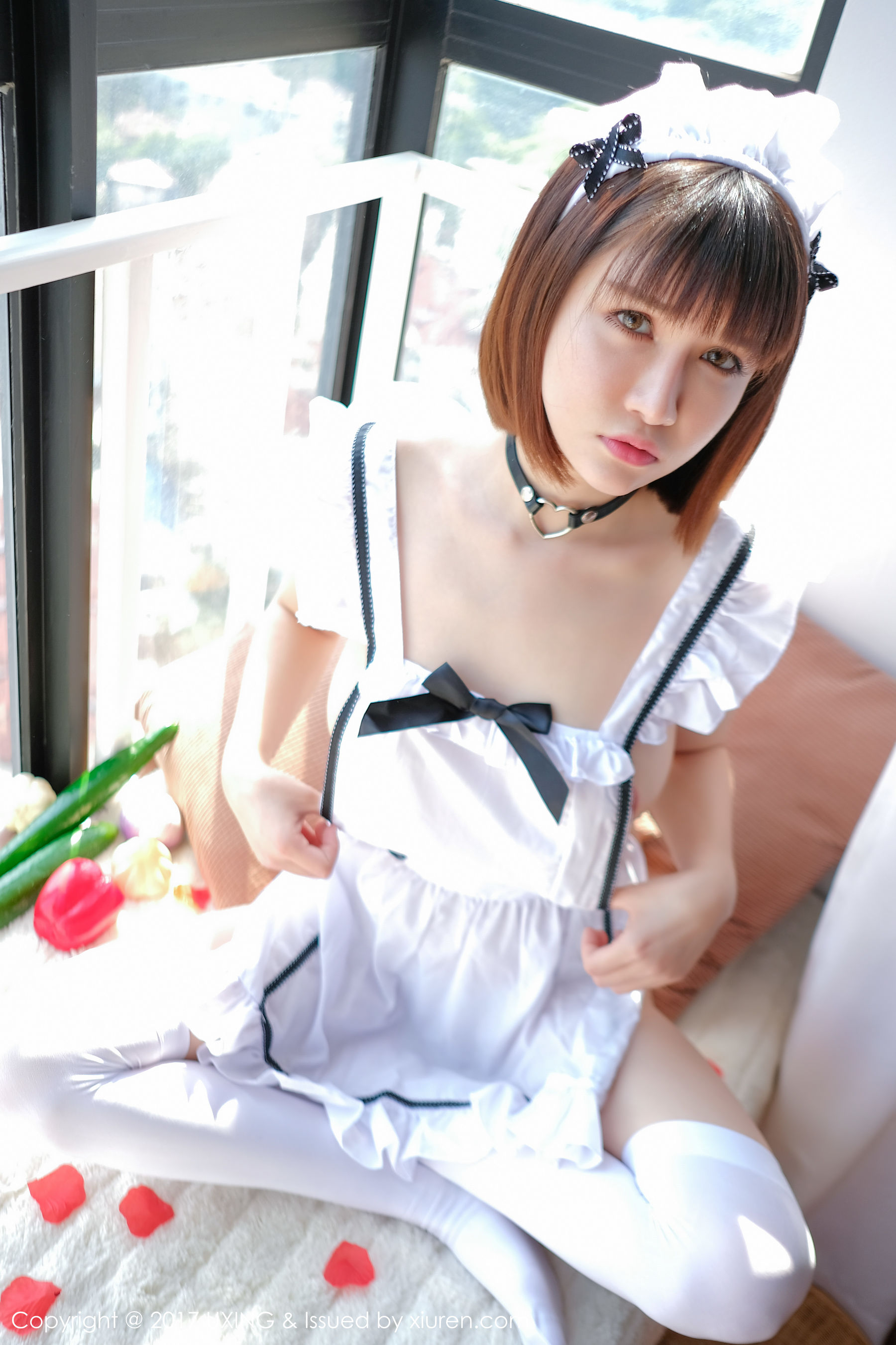 K8傲娇萌萌Vivian《女仆装+黄瓜主题》  VOL.058-图11