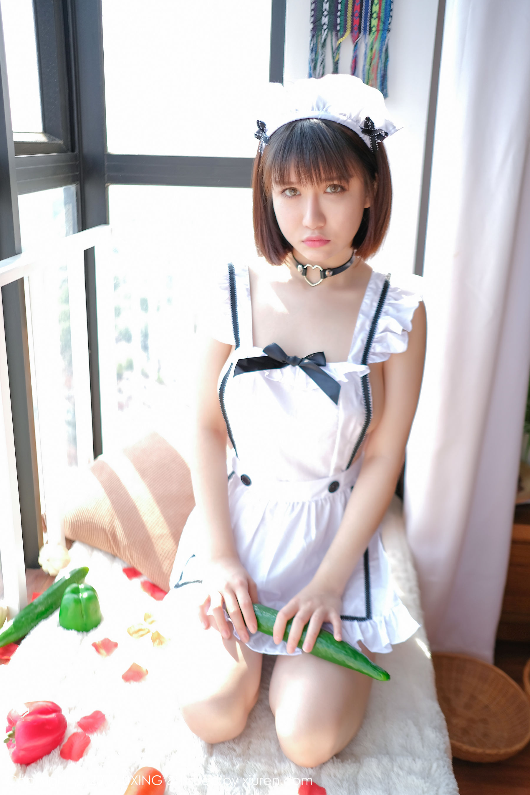 K8傲娇萌萌Vivian《女仆装+黄瓜主题》  VOL.058-图13