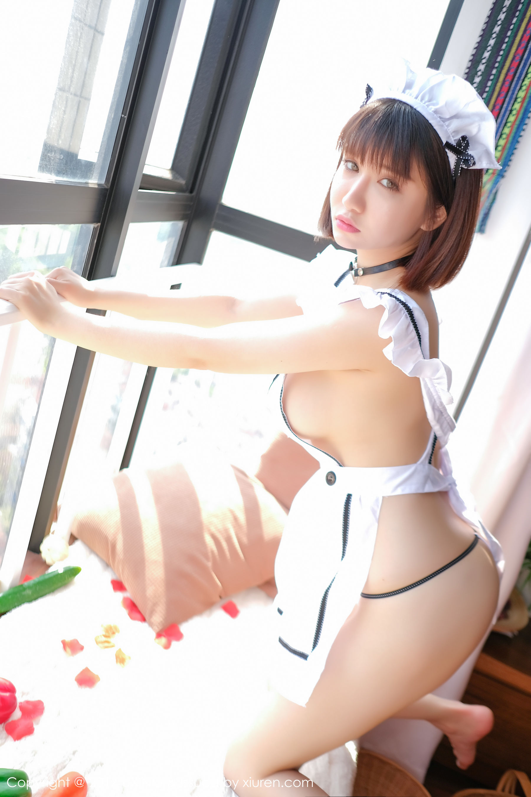 K8傲娇萌萌Vivian《女仆装+黄瓜主题》  VOL.058-图14