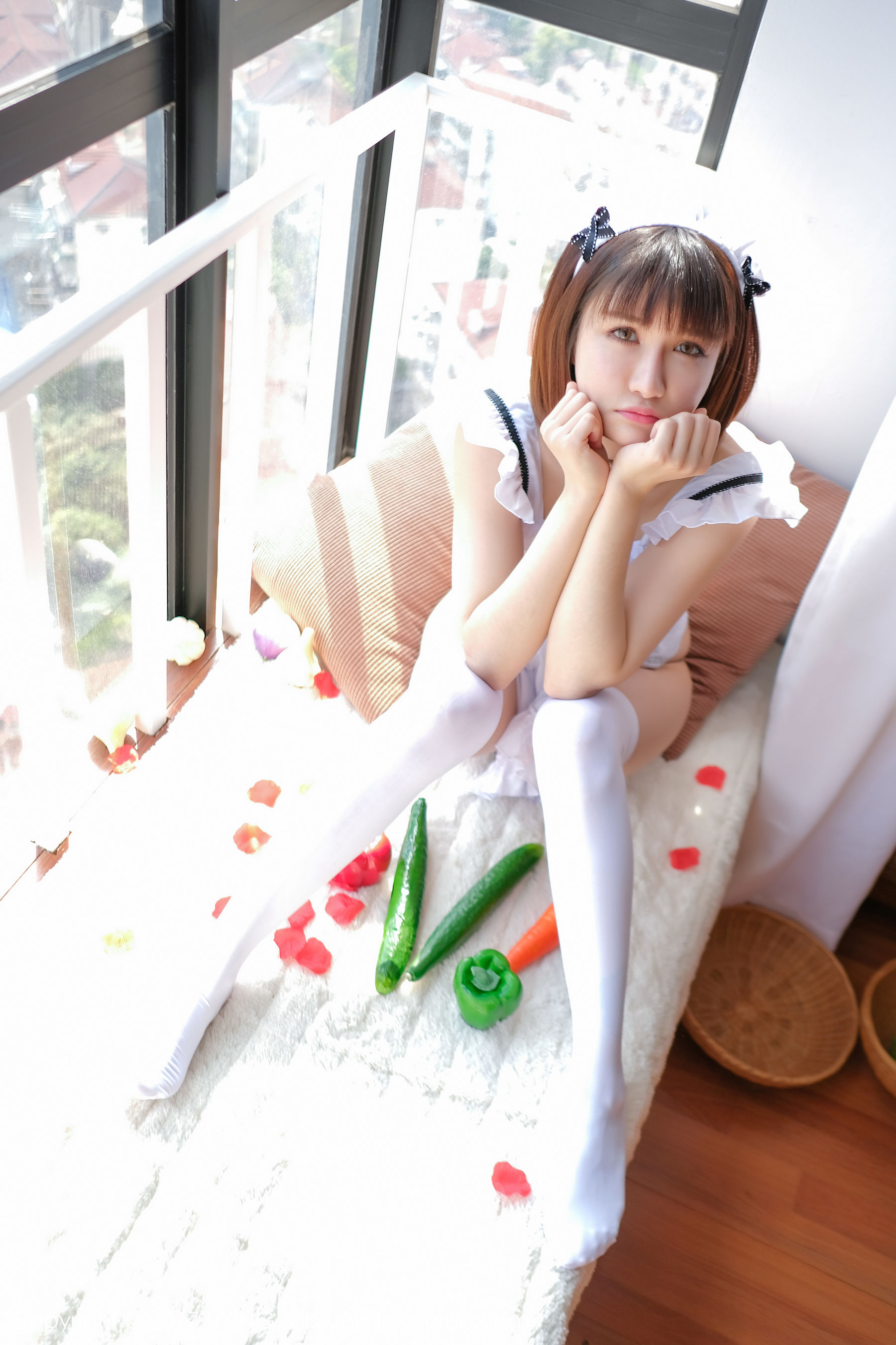 K8傲娇萌萌Vivian《女仆装+黄瓜主题》  VOL.058-图28