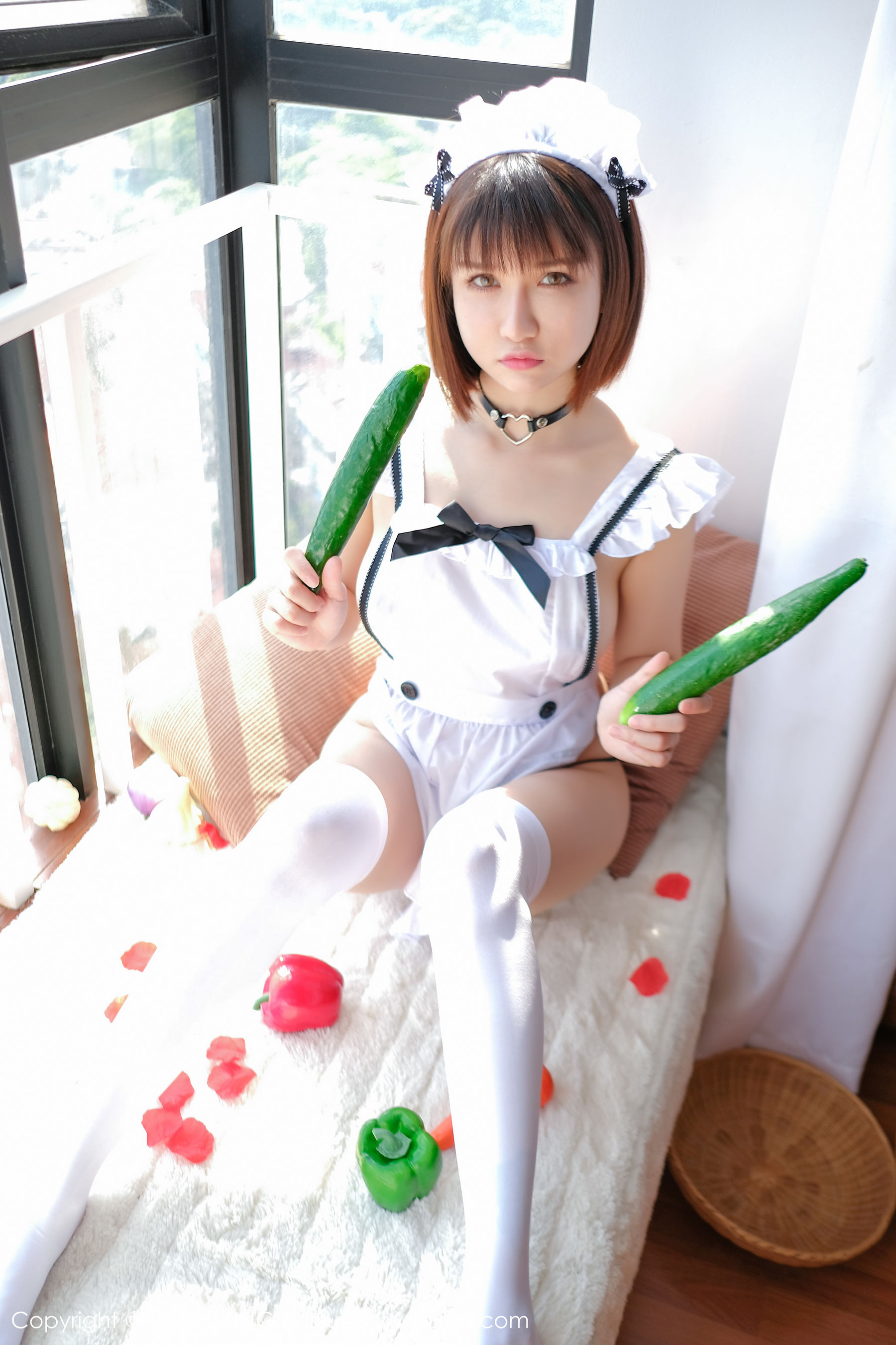 K8傲娇萌萌Vivian《女仆装+黄瓜主题》  VOL.058-图30