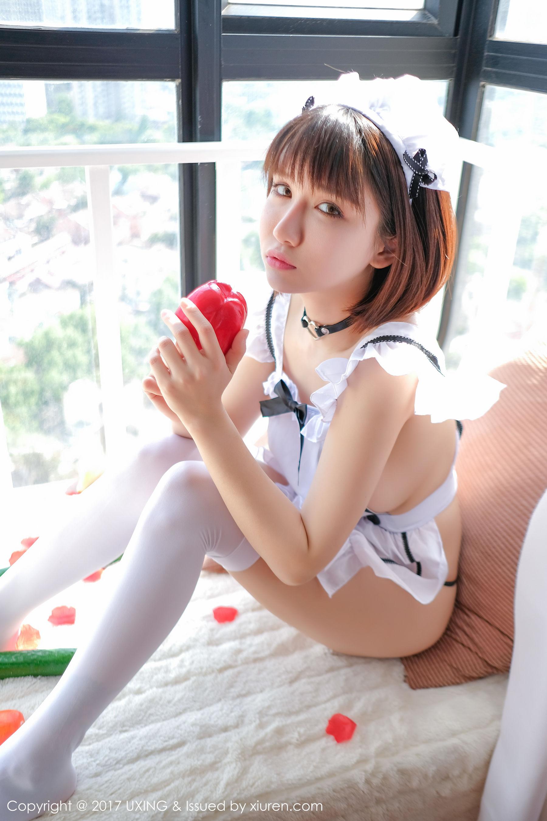 K8傲娇萌萌Vivian《女仆装+黄瓜主题》  VOL.058-图32