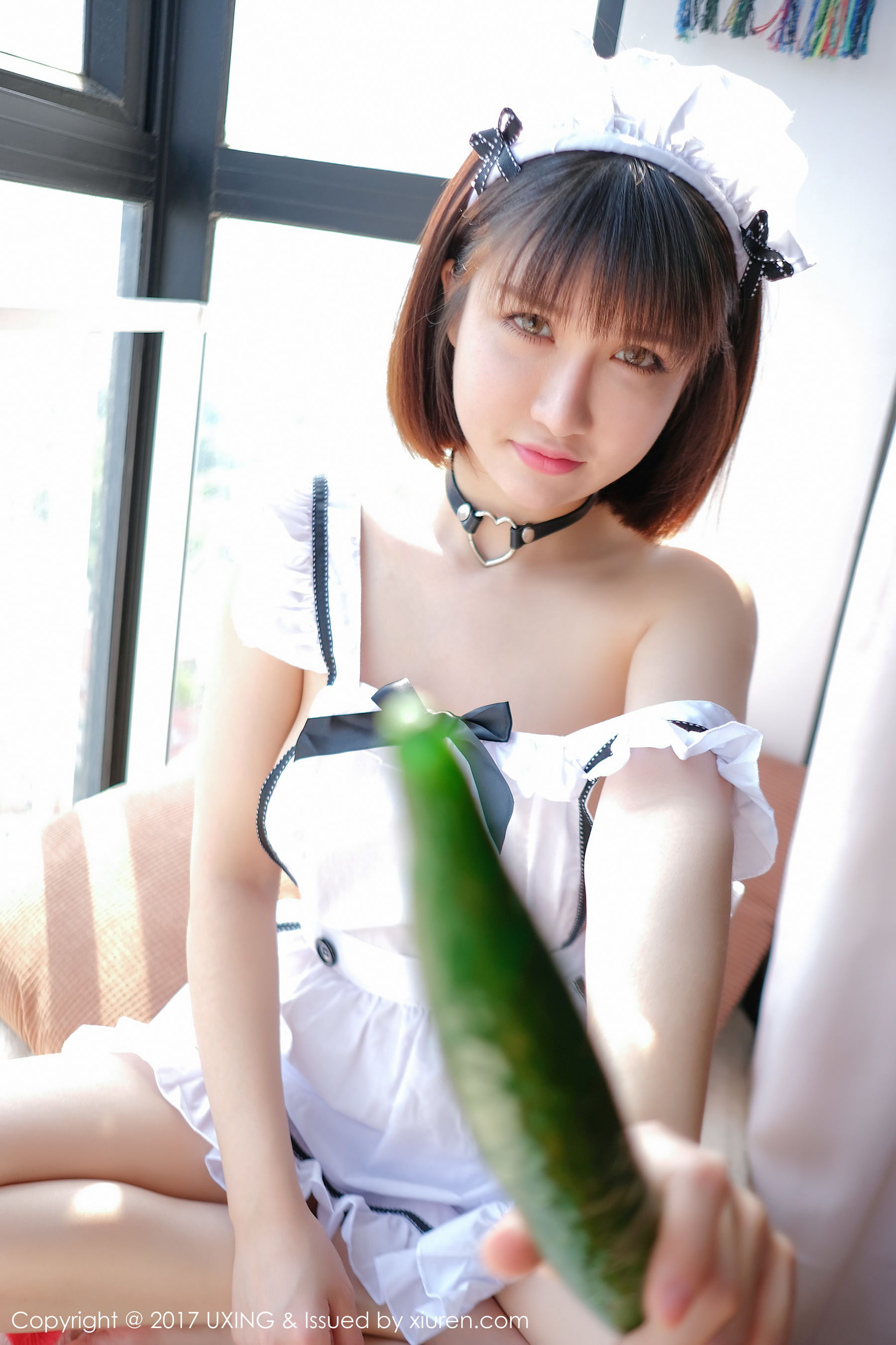 K8傲娇萌萌Vivian《女仆装+黄瓜主题》  VOL.058-图8
