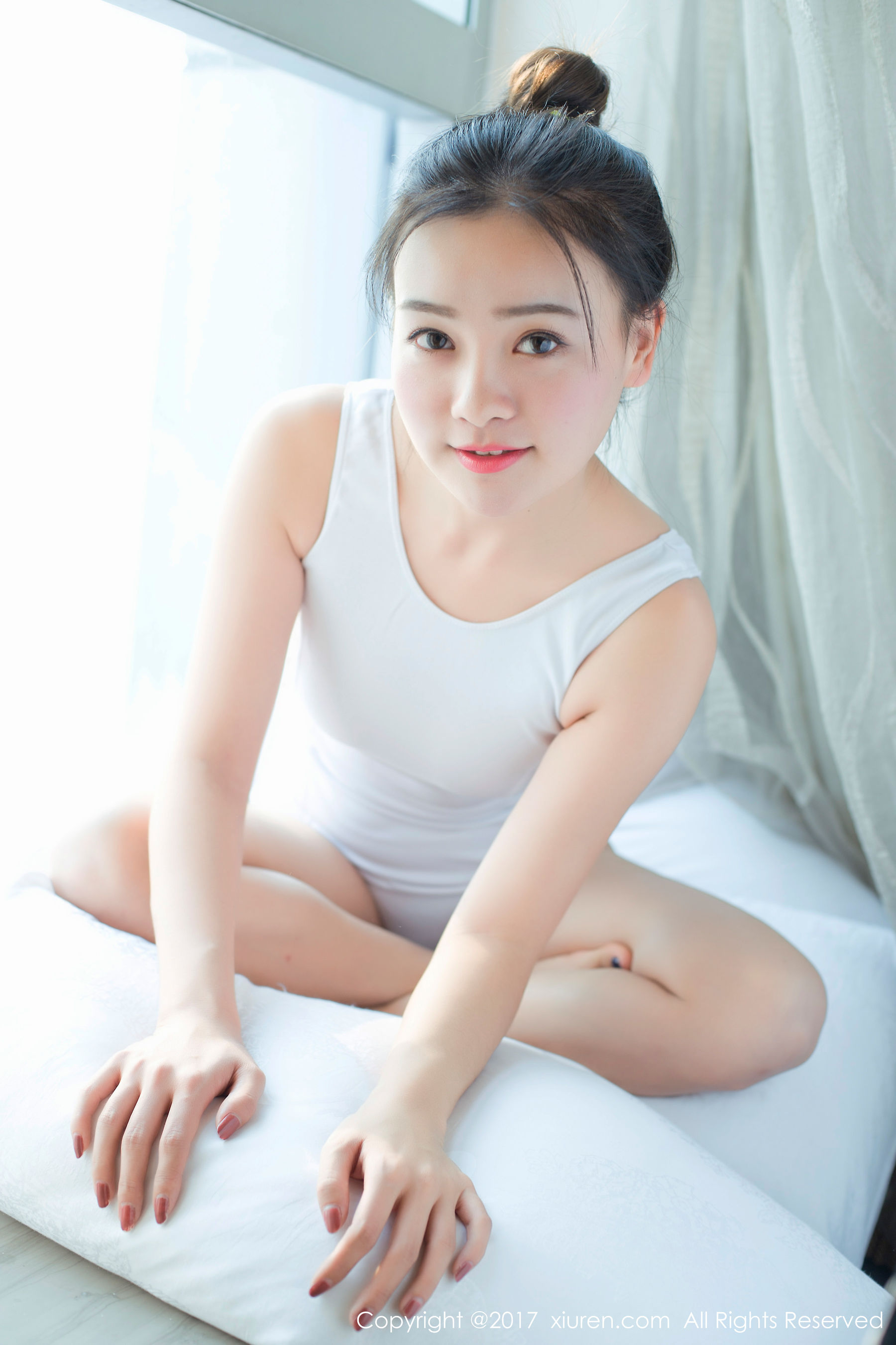 芈琳娜《死库水、低胸体操服》  No.684-图32
