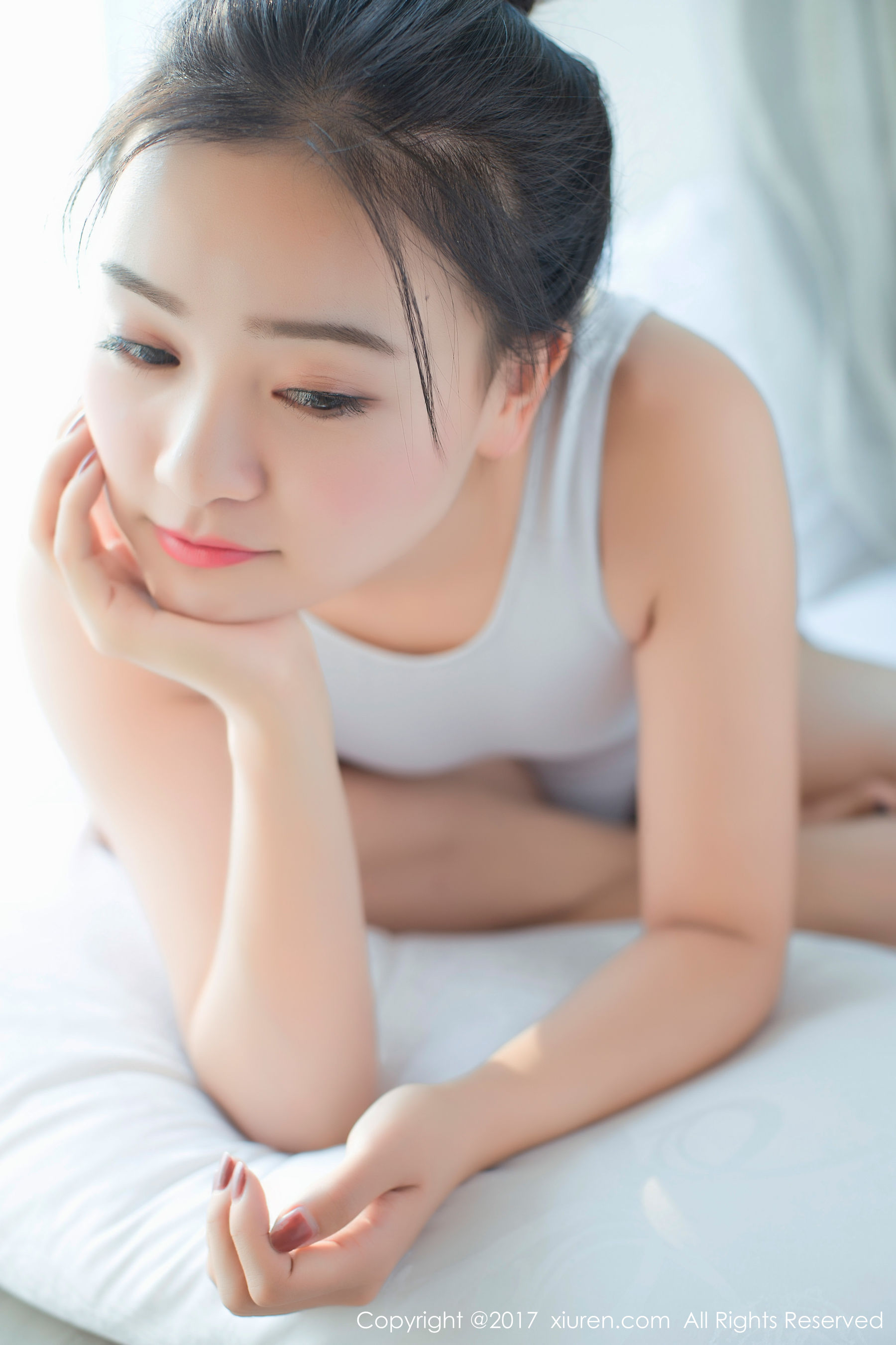 芈琳娜《死库水、低胸体操服》  No.684-图37