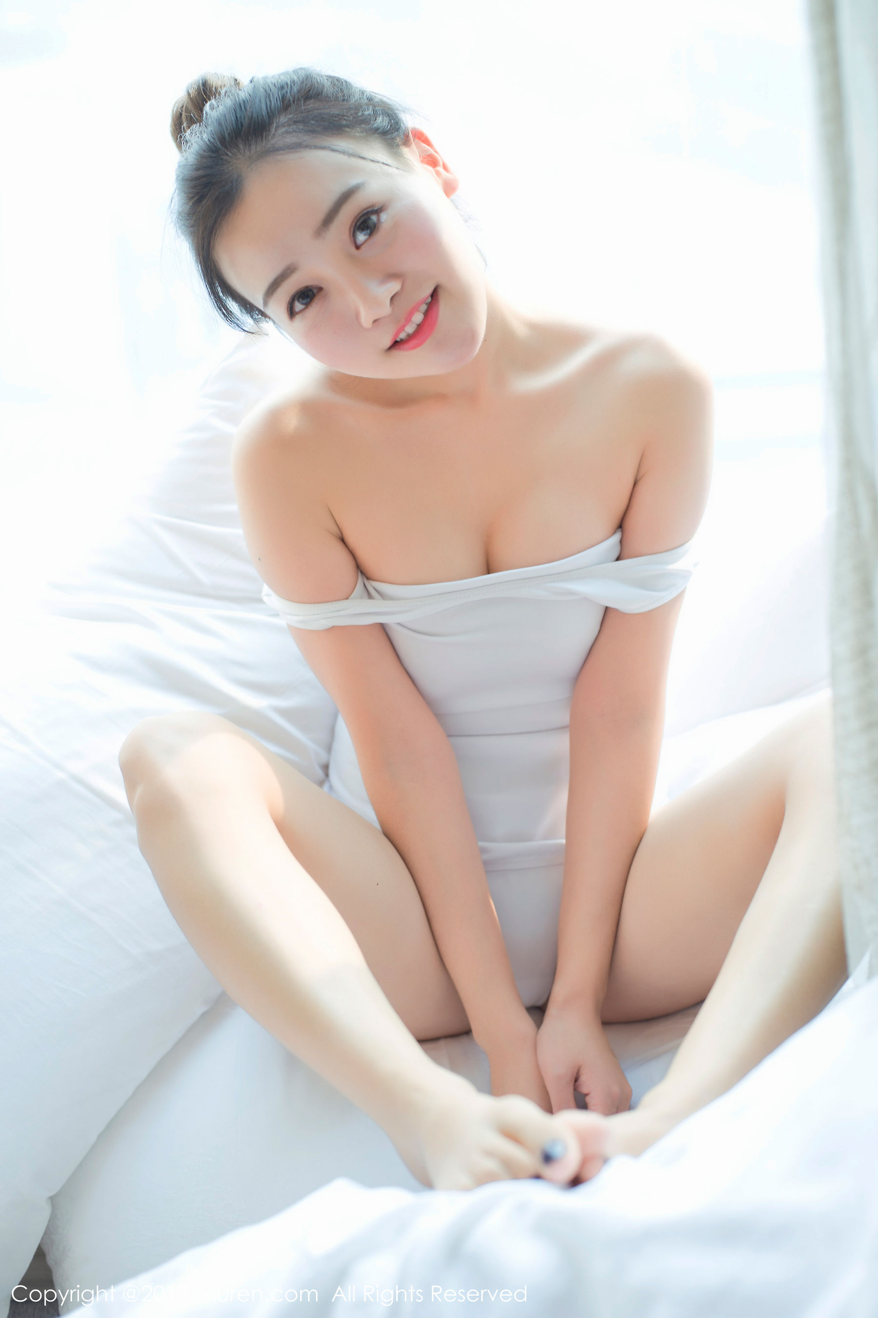 芈琳娜《死库水、低胸体操服》  No.684-图43