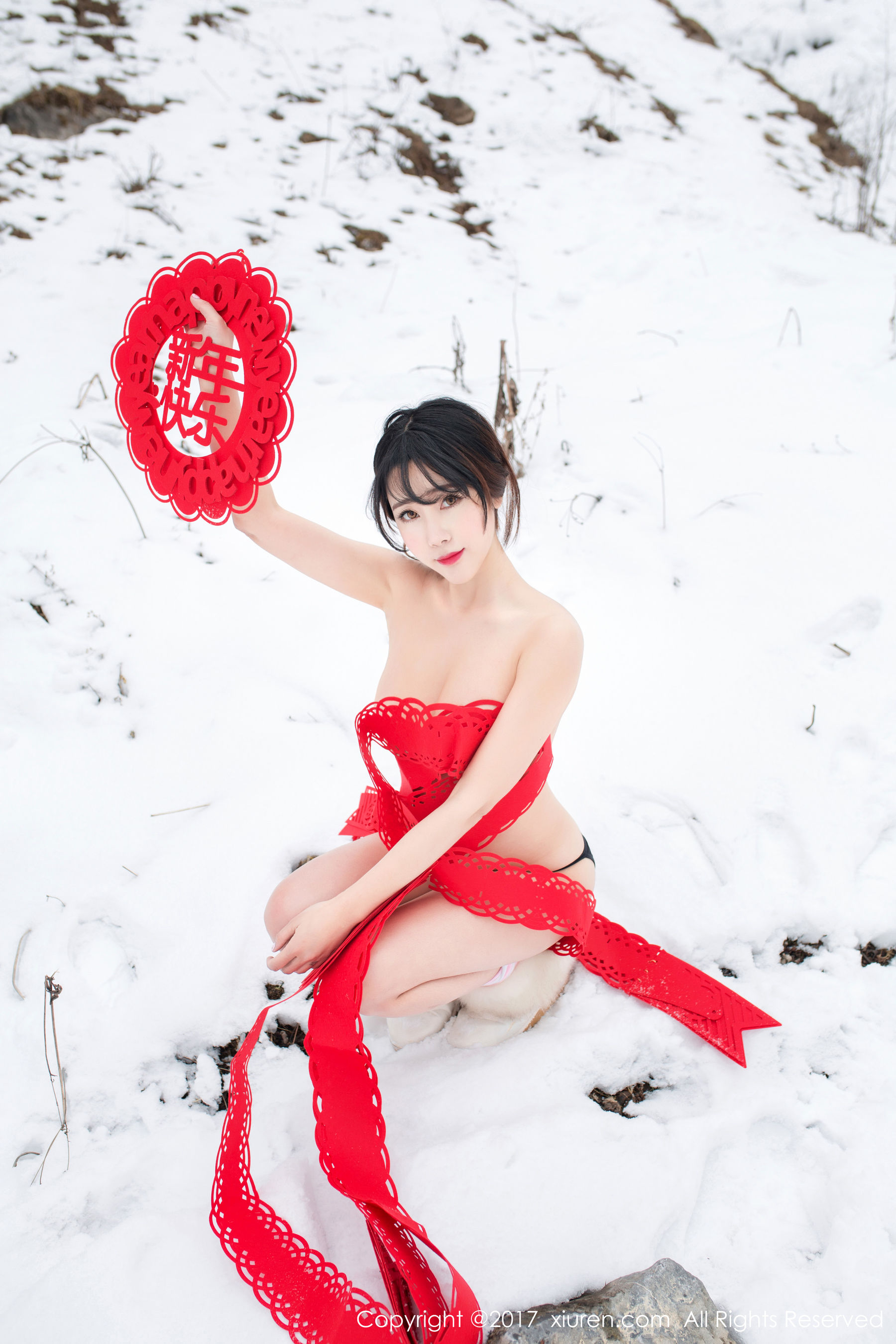 兜豆靓Youlina《新年贺岁》  No.686-图40