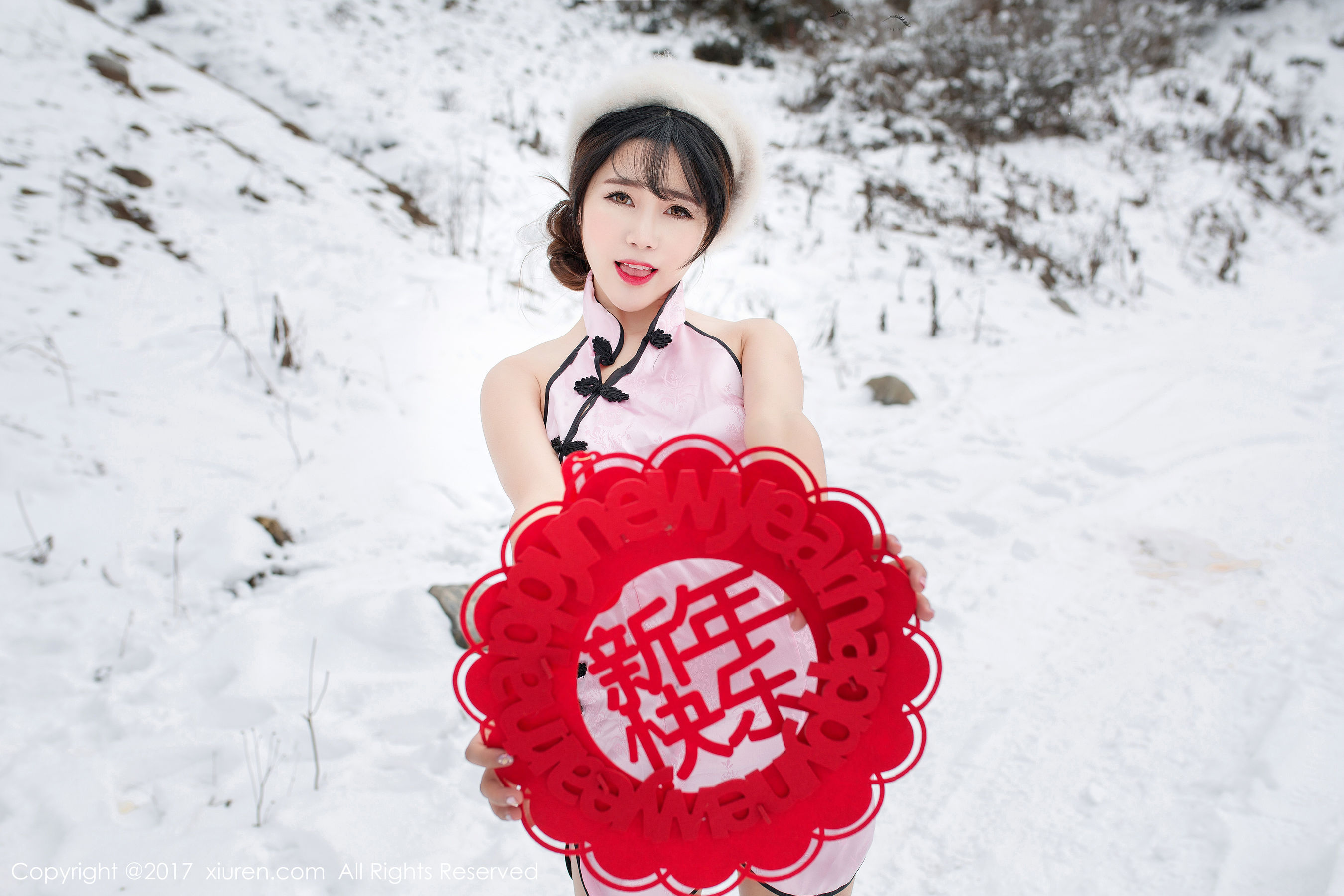 兜豆靓Youlina《新年贺岁》  No.686-图49