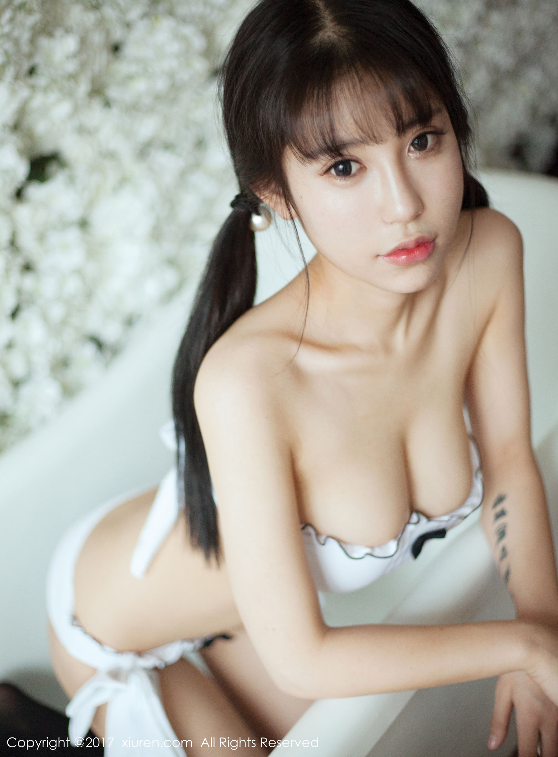 萝莉悠悠酱《奶油涂抹+开胸死库水》  No.718-图27