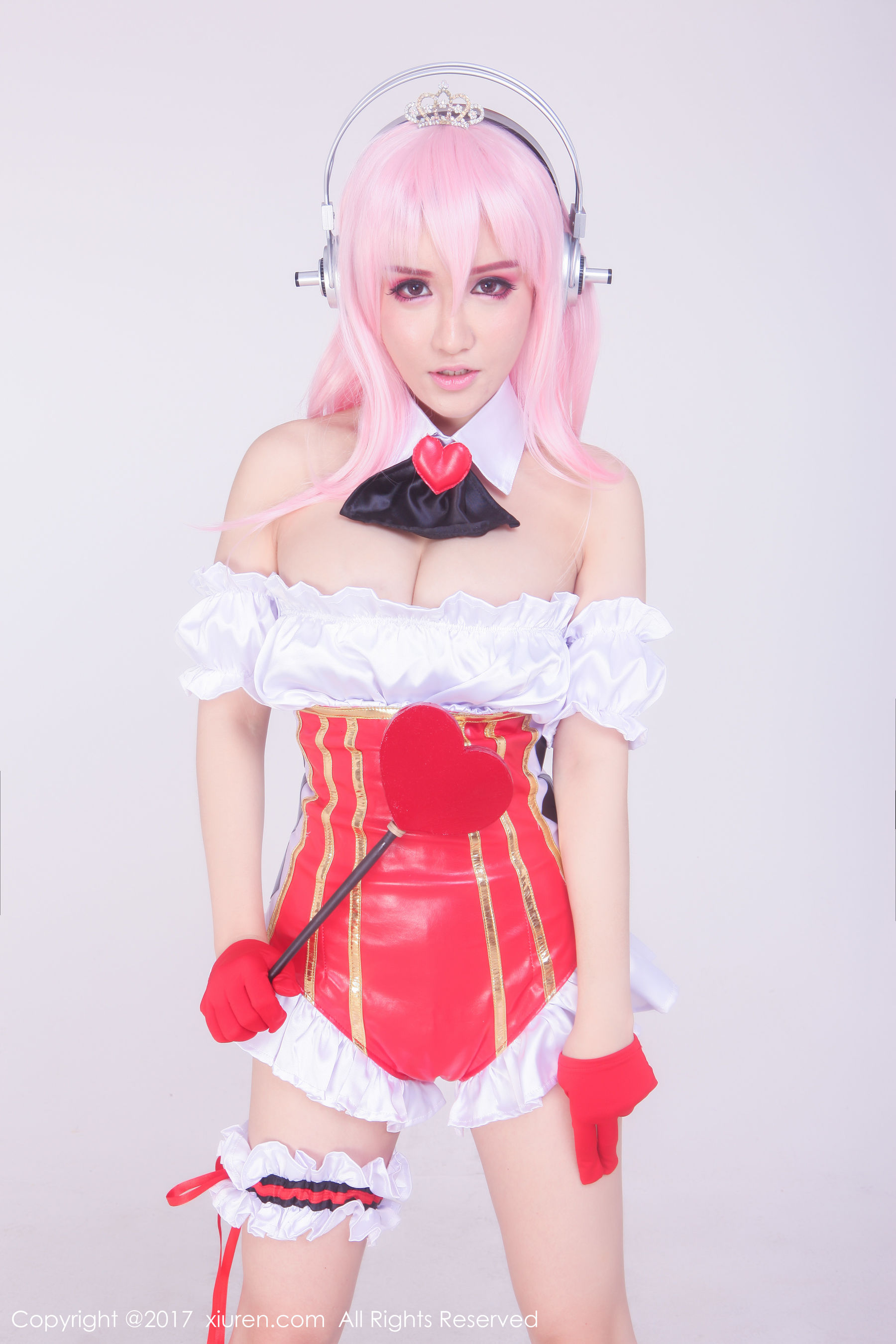 K8傲娇萌萌Vivian《COS超级索尼子+梦幻七彩裙子》  No.722-图22