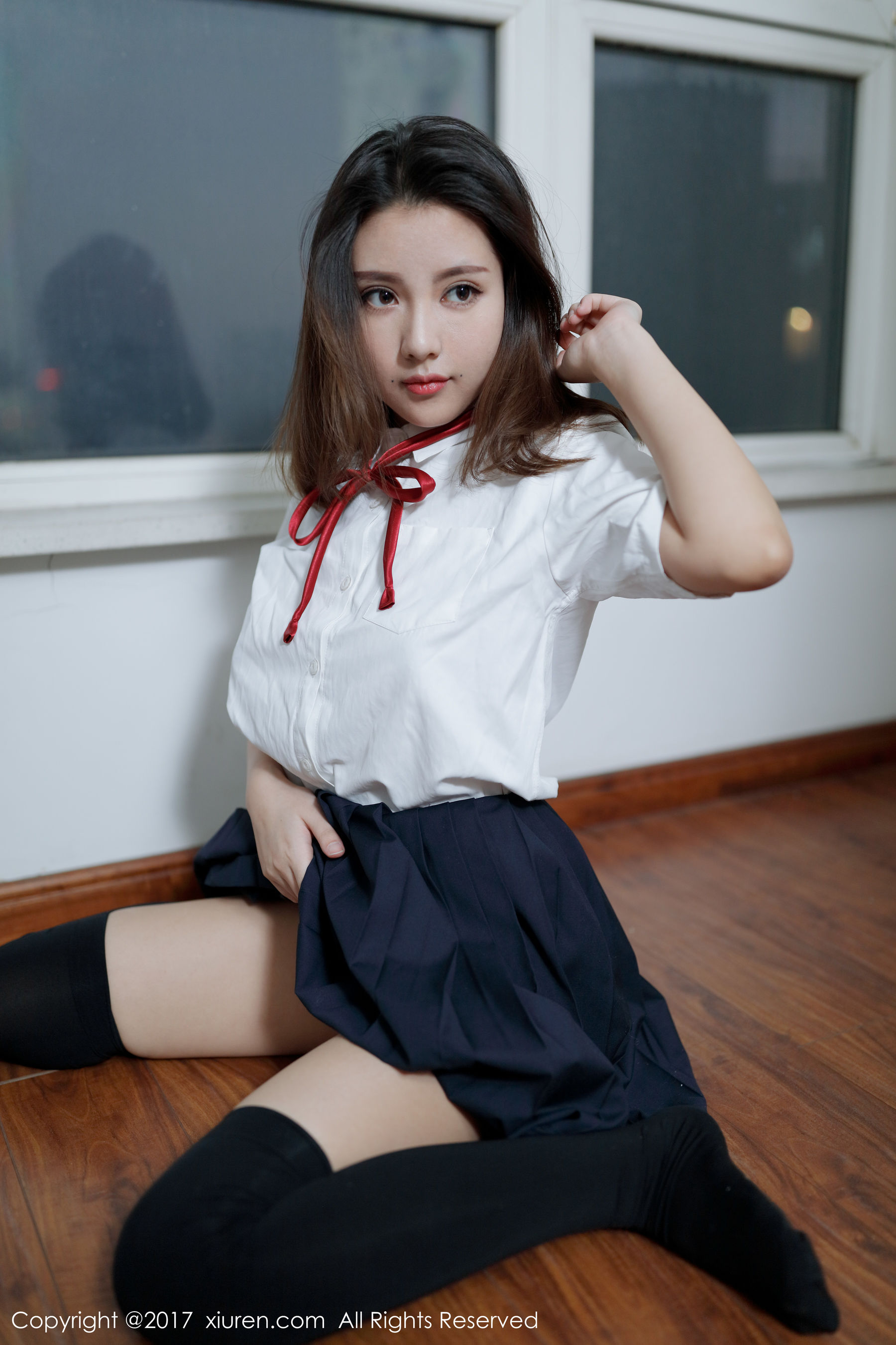 小魔女奈奈《学生装+草莓内衣》  No.726-图16