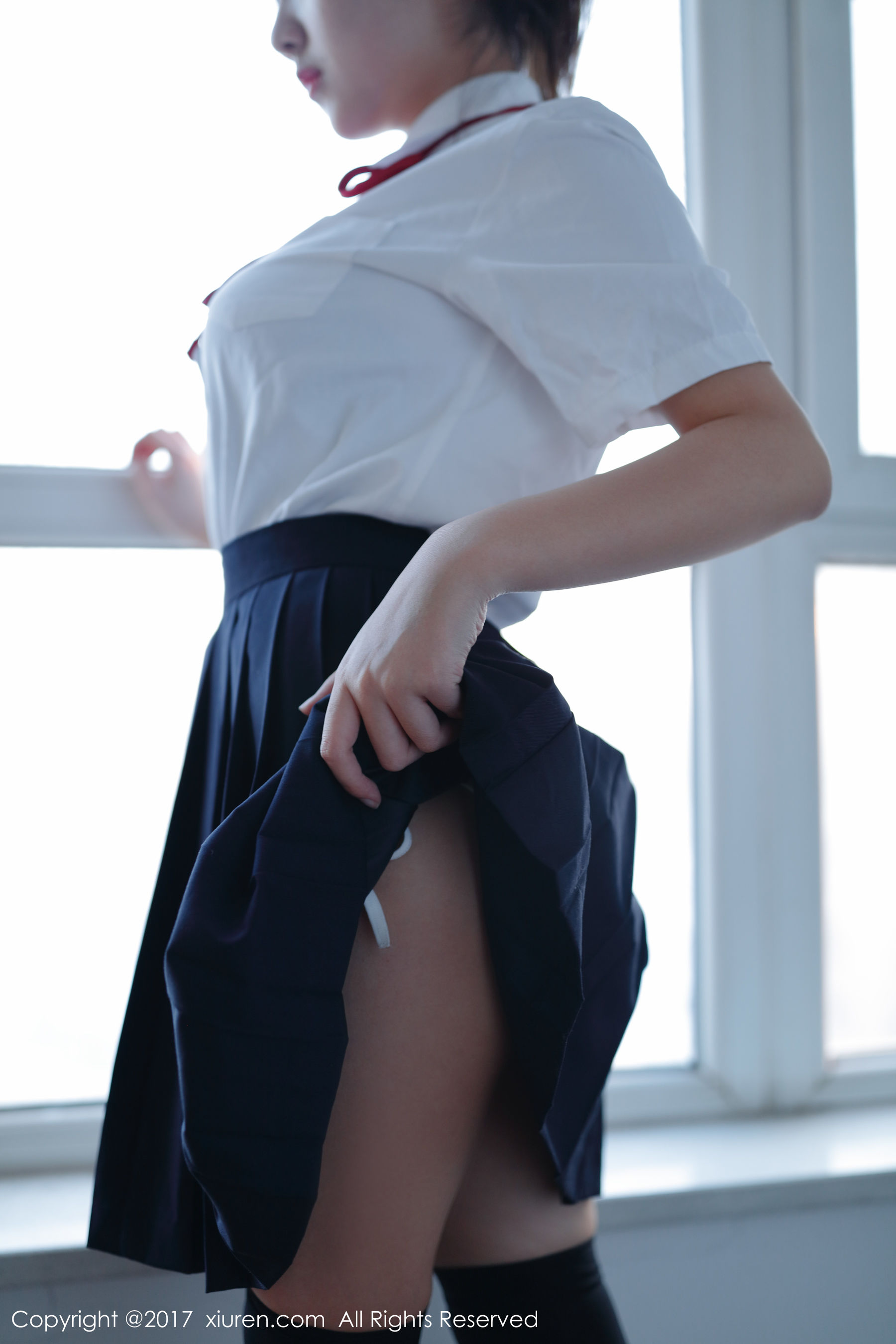 小魔女奈奈《学生装+草莓内衣》  No.726-图28