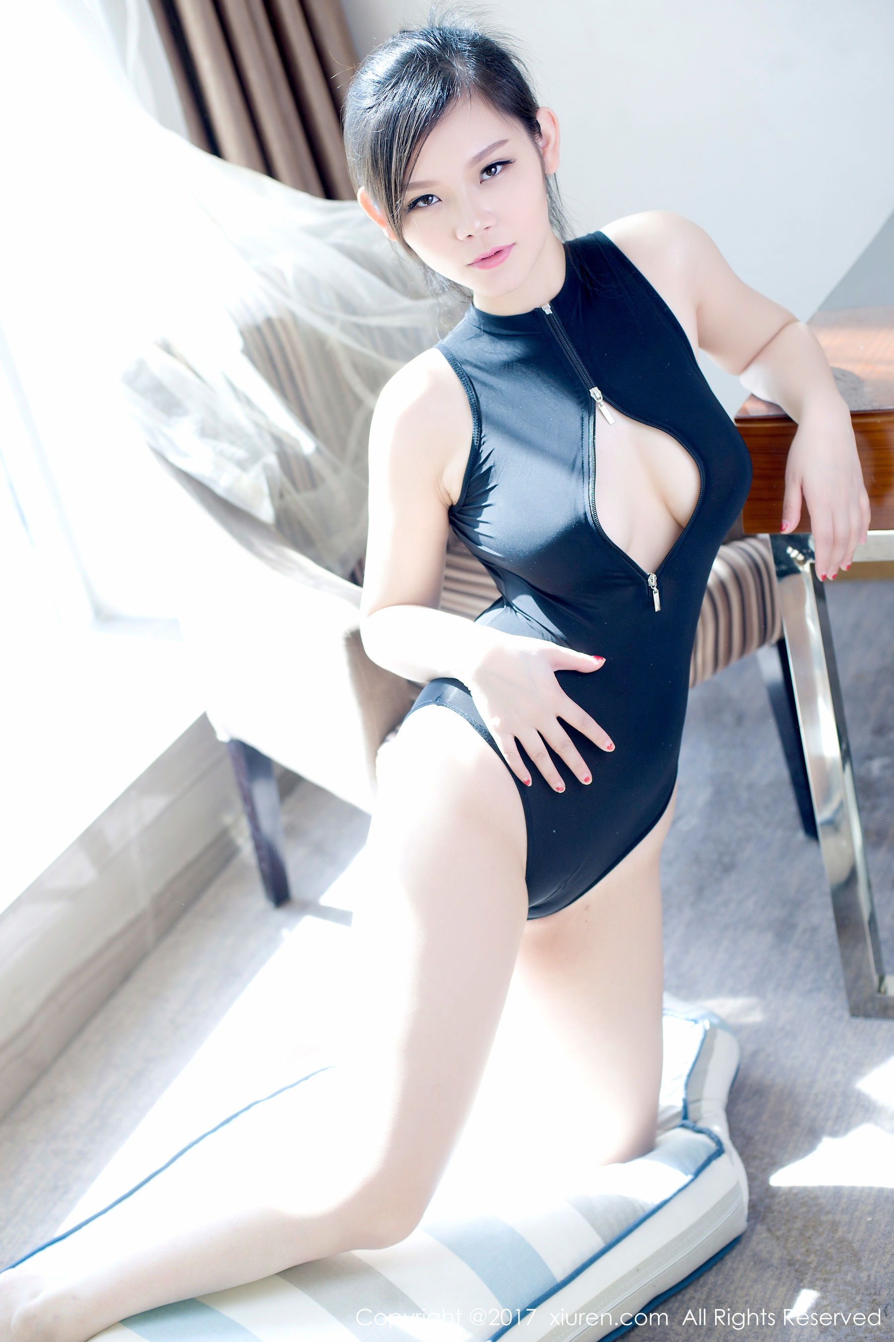 黎美儿Cici《情趣连体服+比基尼+开胸泳装》  No.728-图3
