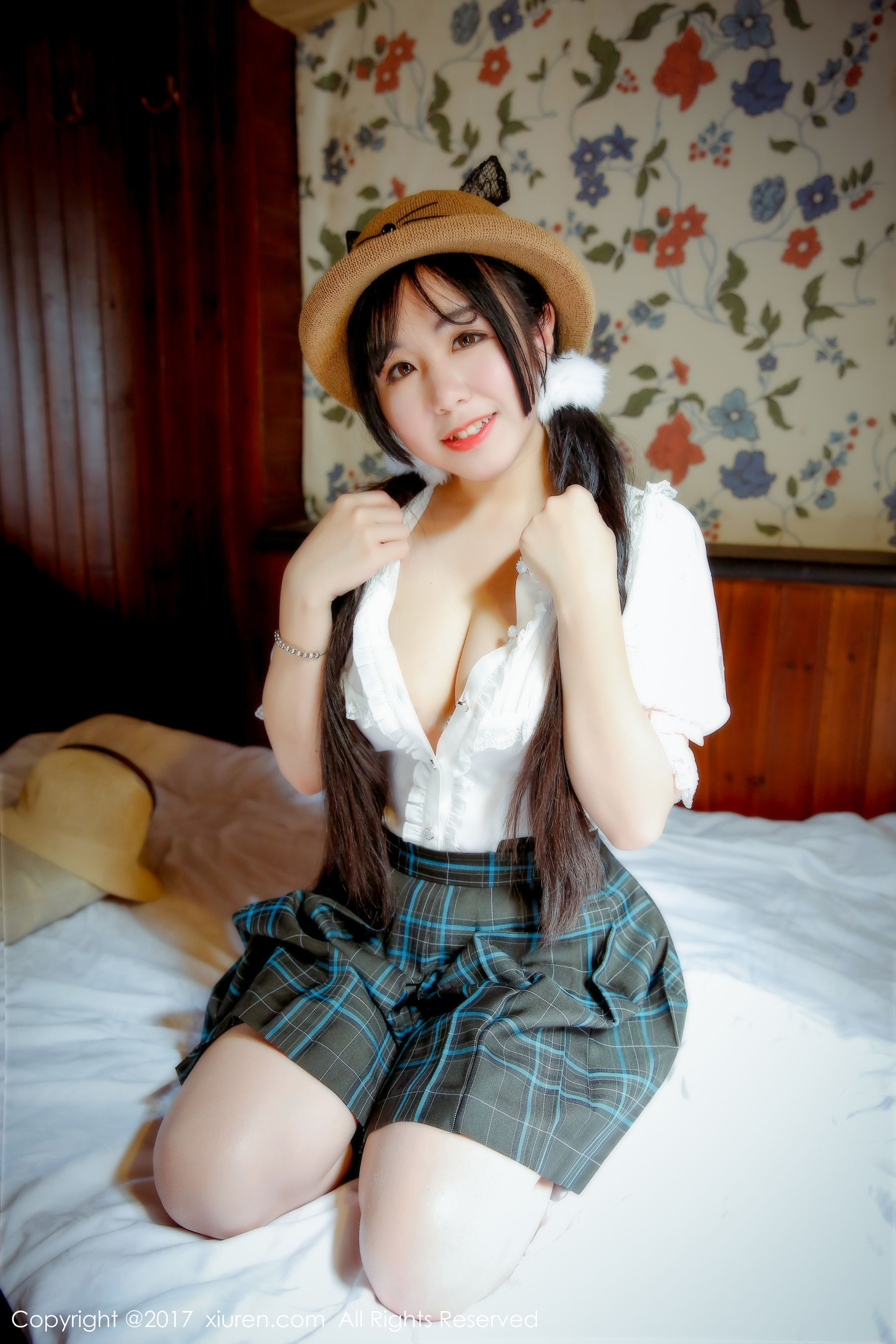 v菜《戴草帽的青涩私房少女》  No.742-图24