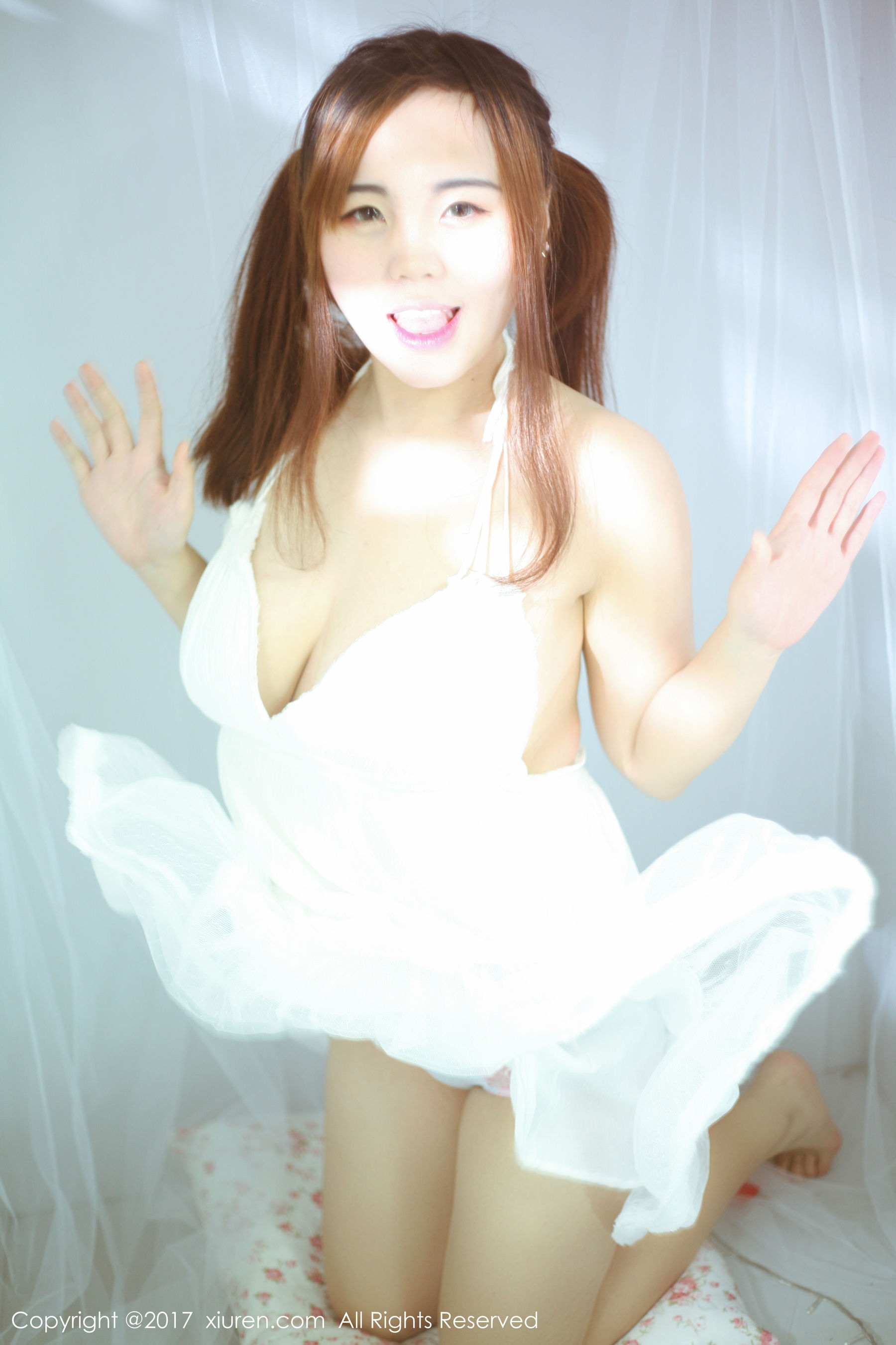 米爱Demon《童颜巨乳的梦幻少女诱惑私房》  No.744-图14