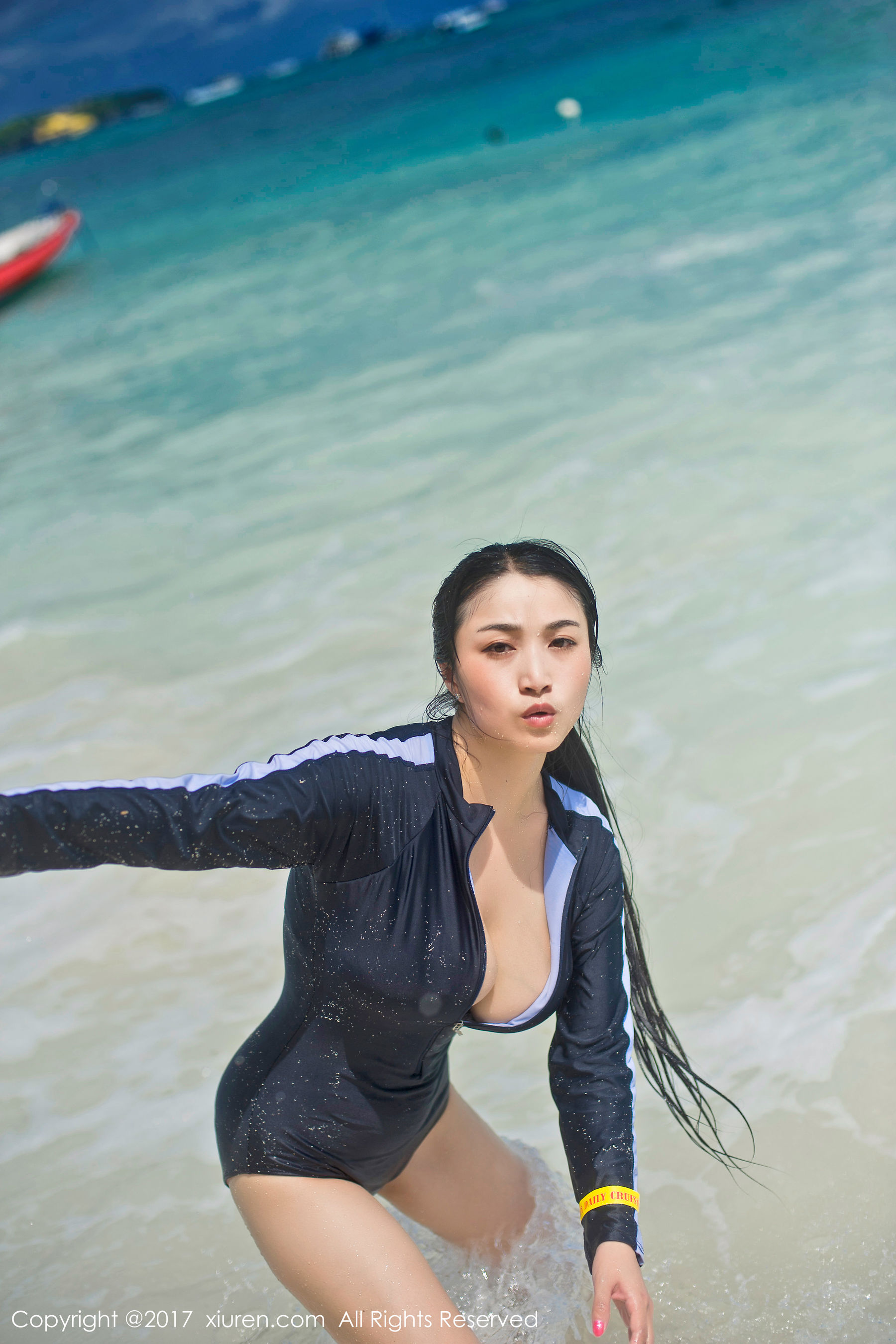 盼盼玉奴《海水湿身+日系女仆》  No.751-图60