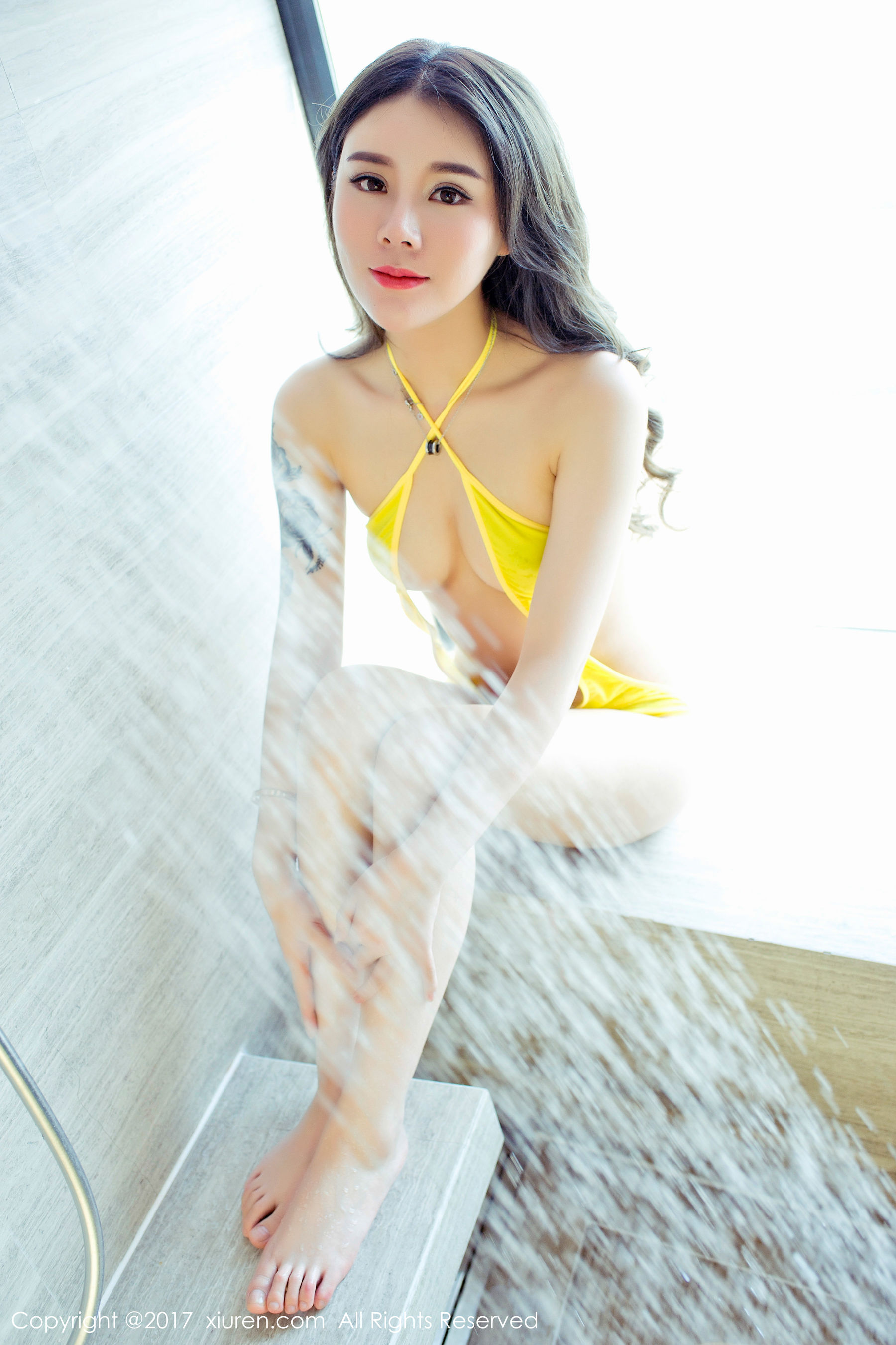爱丽莎Lisa《旗袍诱惑+浴室性感》  No.763-图40