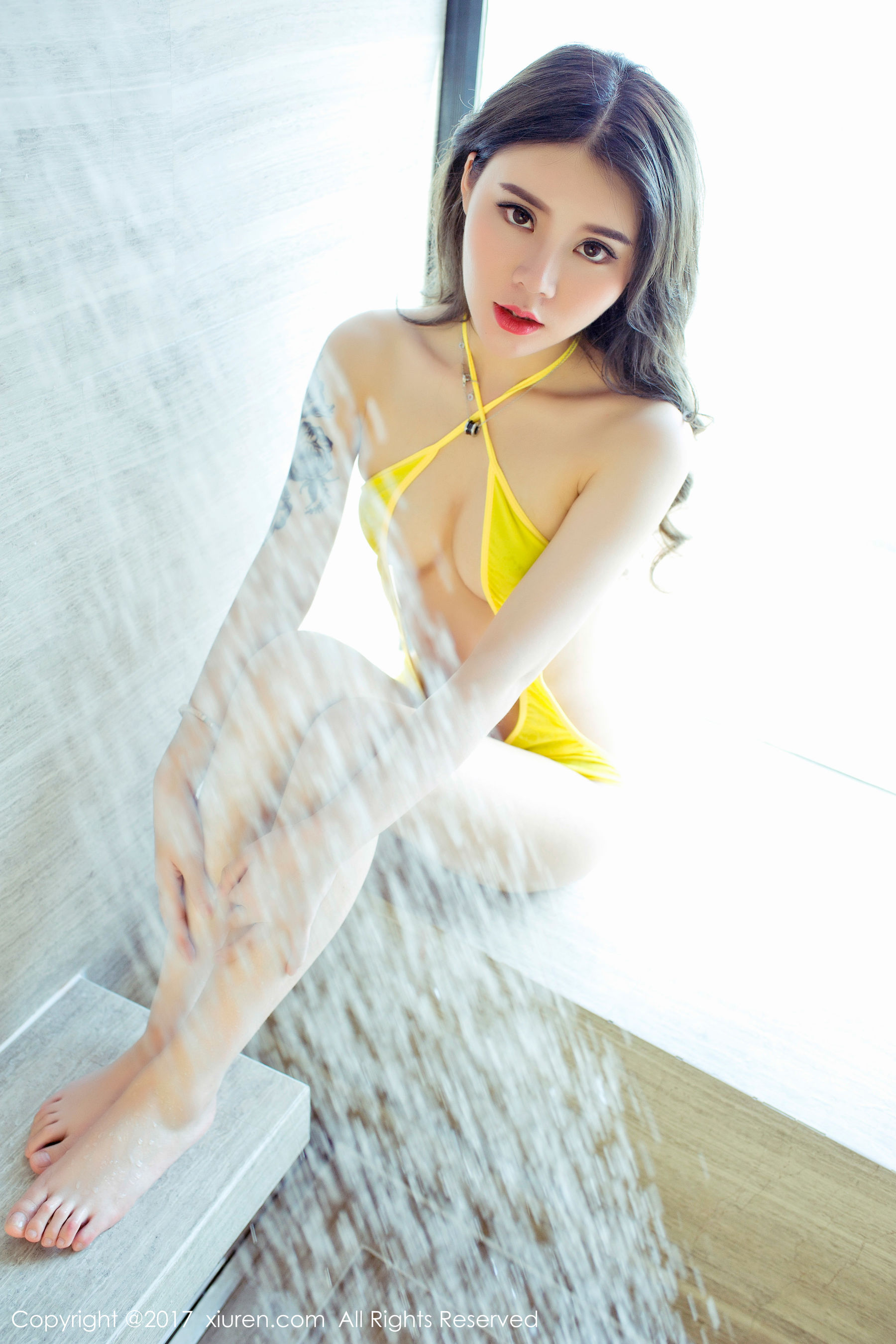 爱丽莎Lisa《旗袍诱惑+浴室性感》  No.763-图41