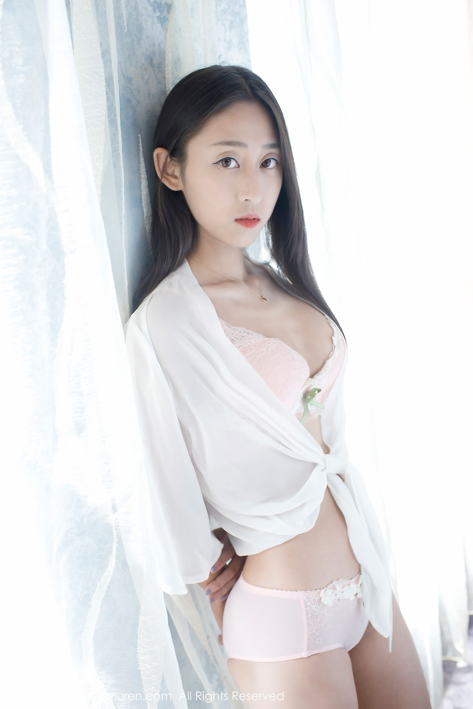 雨涵Iris《学生制服+花瓣内衣》  No.802-图19
