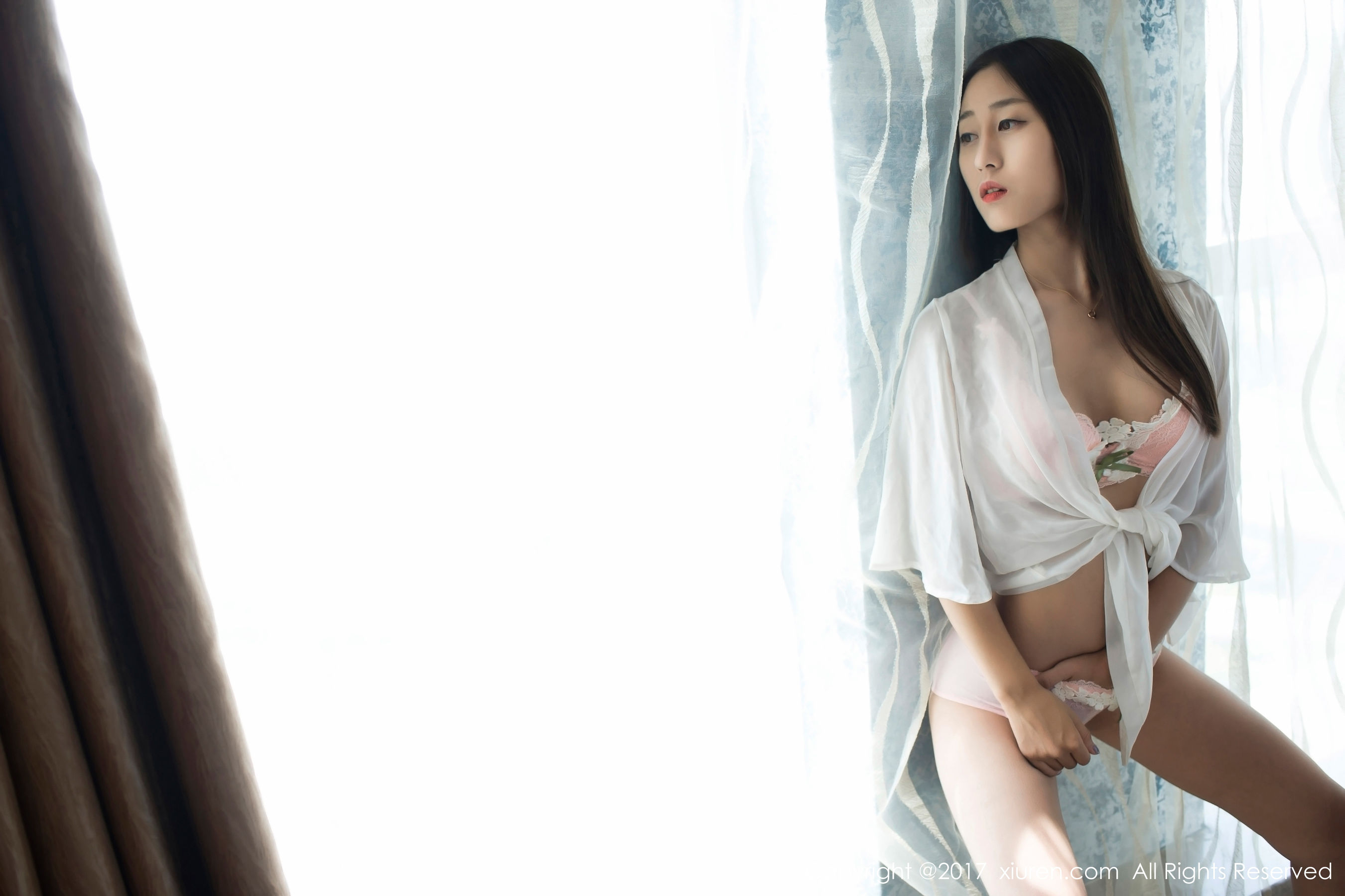 雨涵Iris《学生制服+花瓣内衣》  No.802-图28