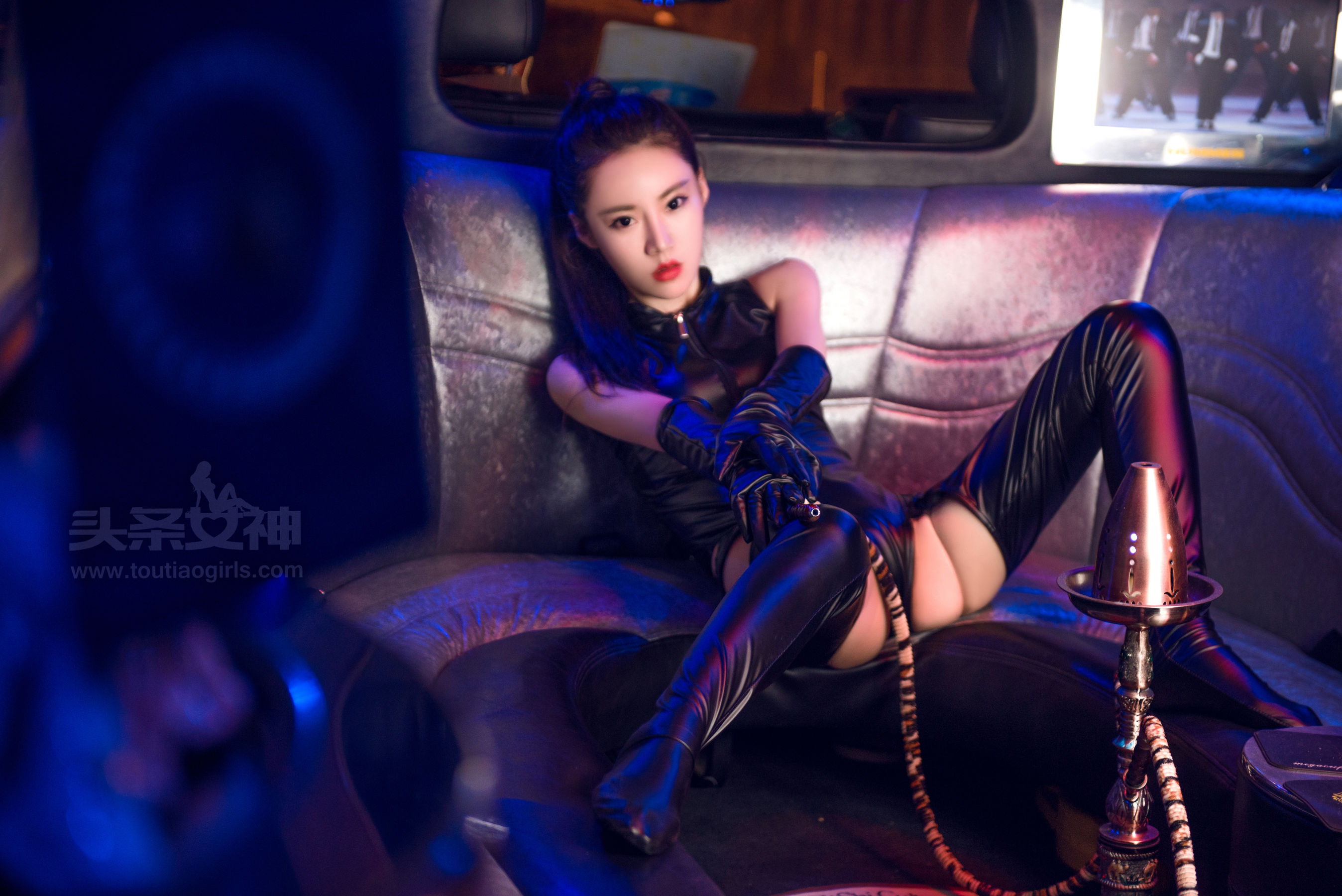 樊安妮《黑皮衣极绳拷问》-图5