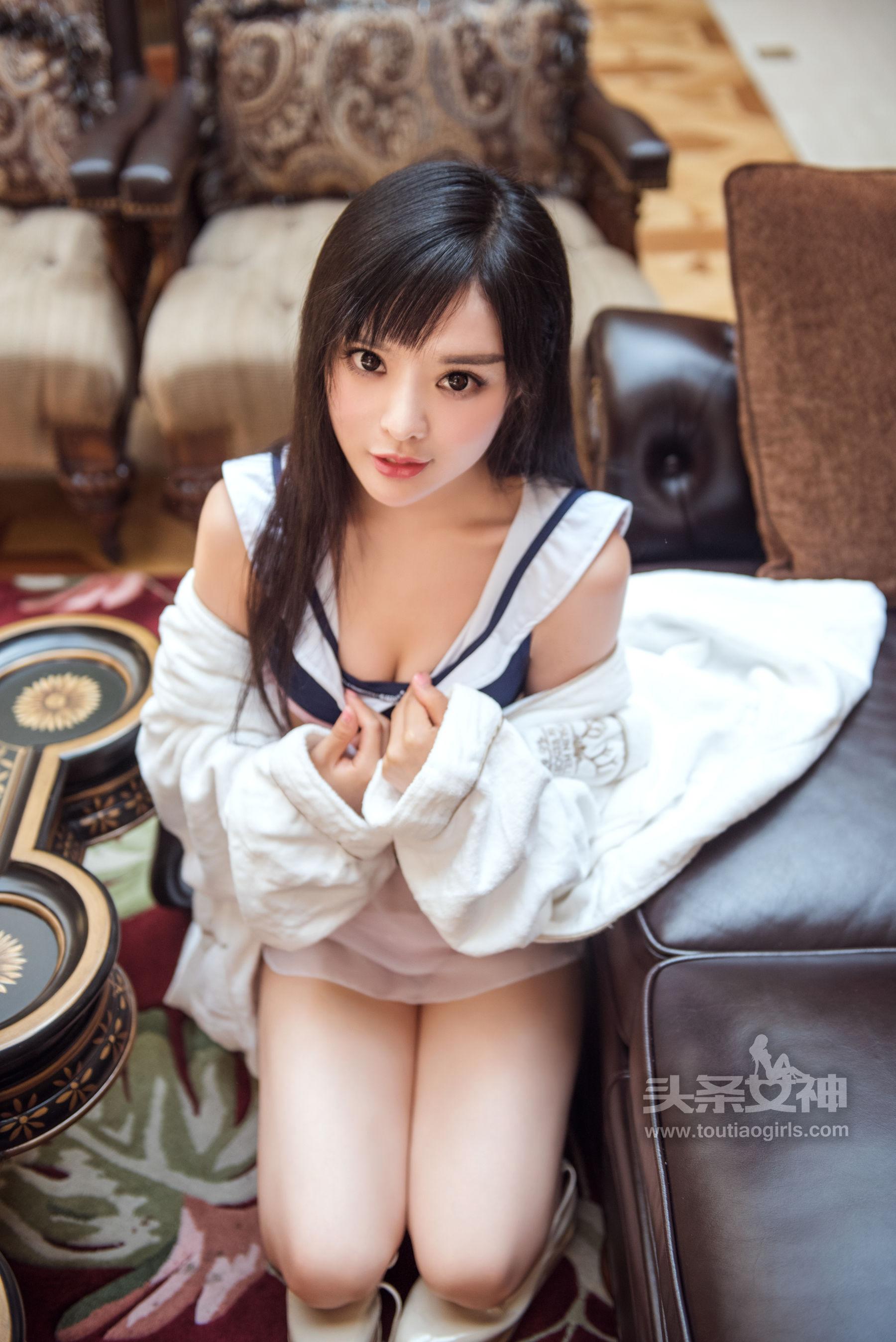 周熙妍《学生服幻想萝莉》-图12