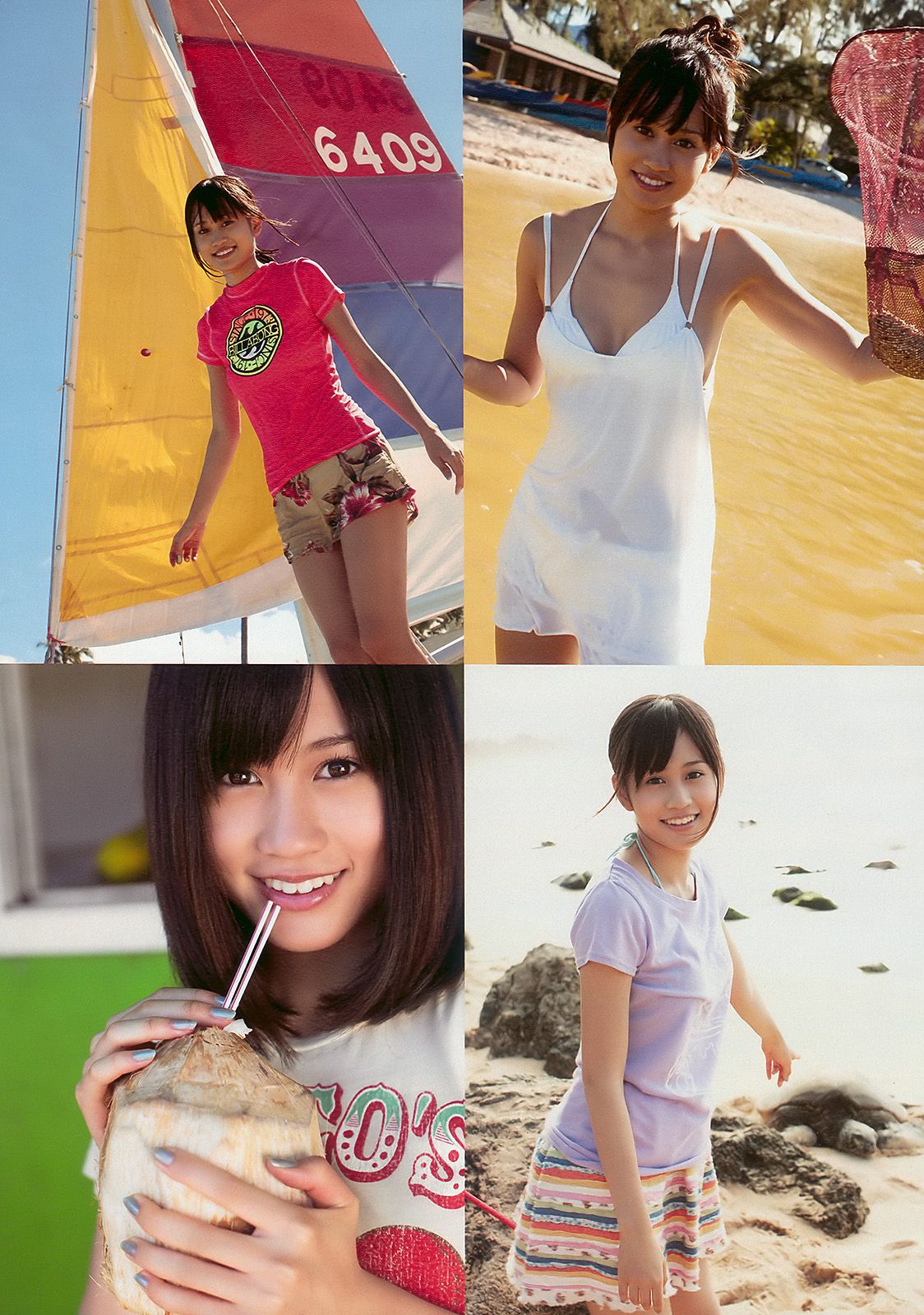 安めぐみ 前田敦子 横山ルリカ 多田あさみ 鎌田奈津美 浜田ブリトニー  2010年No.14 写真杂志-图9