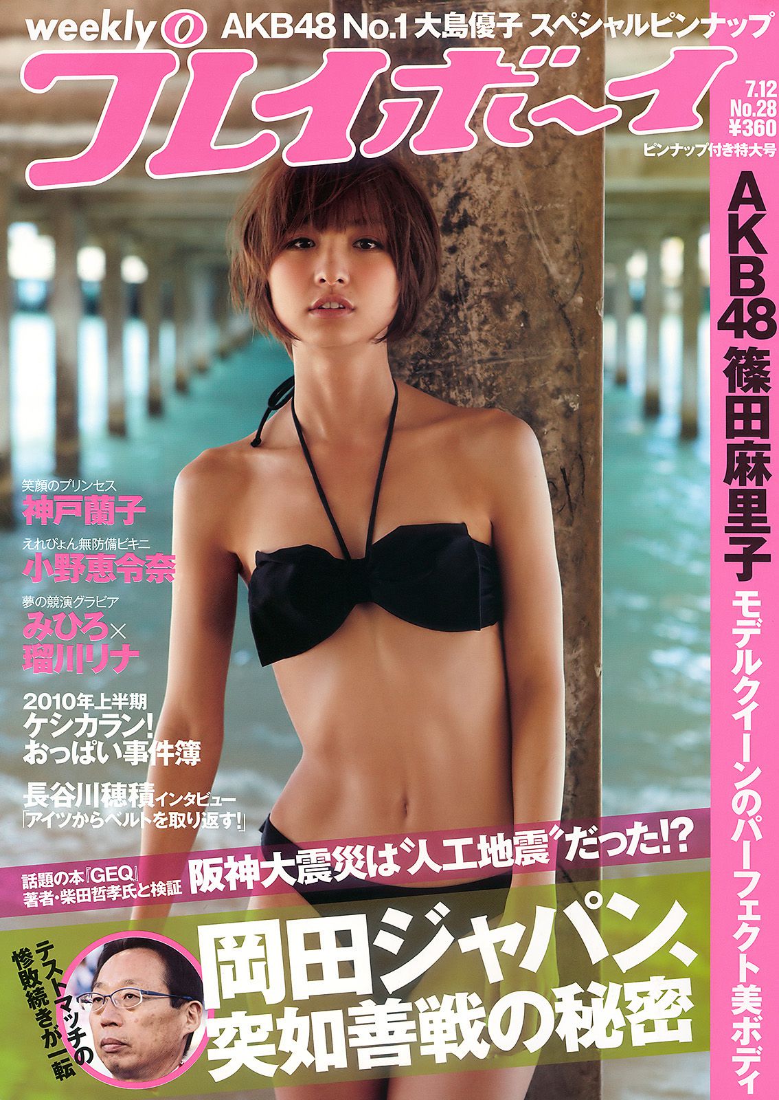 篠田麻里子 大島優子 村上友梨 神戸蘭子 福本幸子 小野恵令奈  2010年No.28 写真杂志-图0