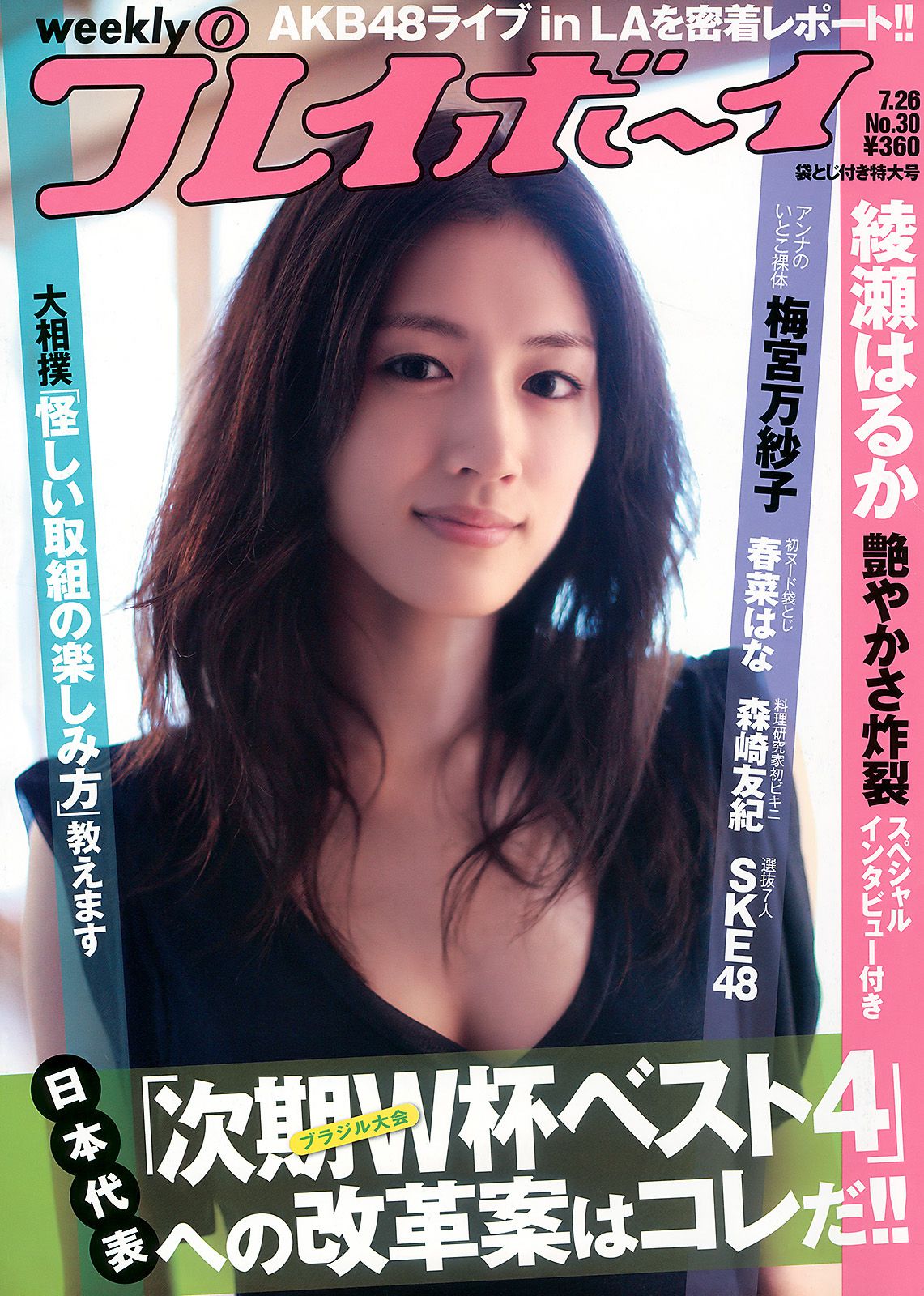 綾瀬はるか 中島愛里 SKE48 甲斐まり恵 梅宮万紗子 森崎友纪  2010年No.30 写真杂志-图0