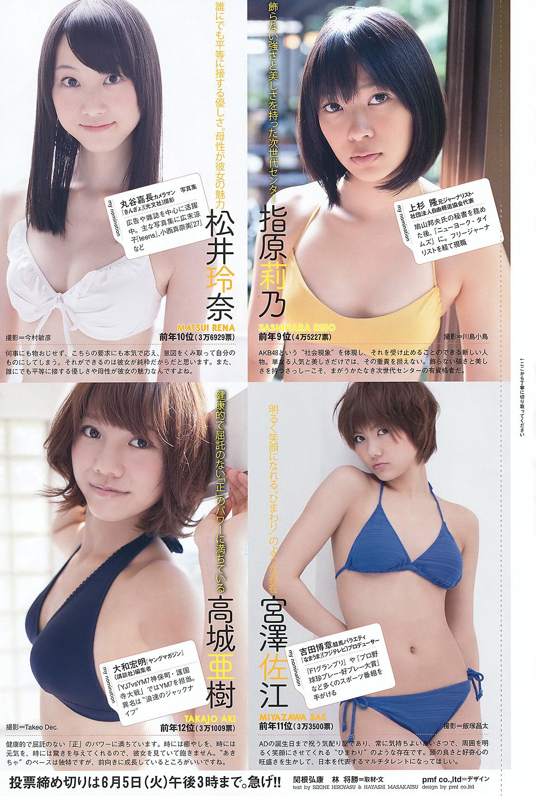 松井玲奈 大場美奈 丸高愛実 小原春香 AKB48 青木爱 香西咲  2012年No.25 写真杂志-图47
