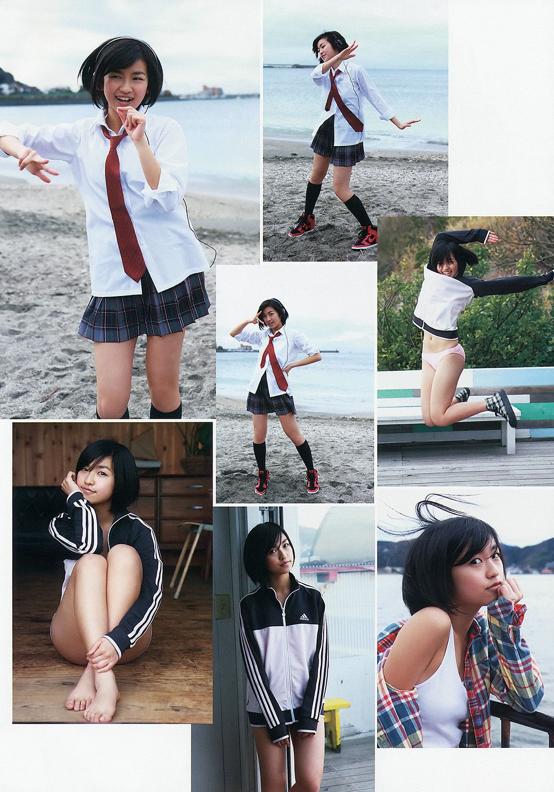 山岸舞彩 小島瑠璃子 今野杏南 北川綾巴 吉田怜菜 水樹たま 黒木晴香  2013年No.30 写真杂志-图17